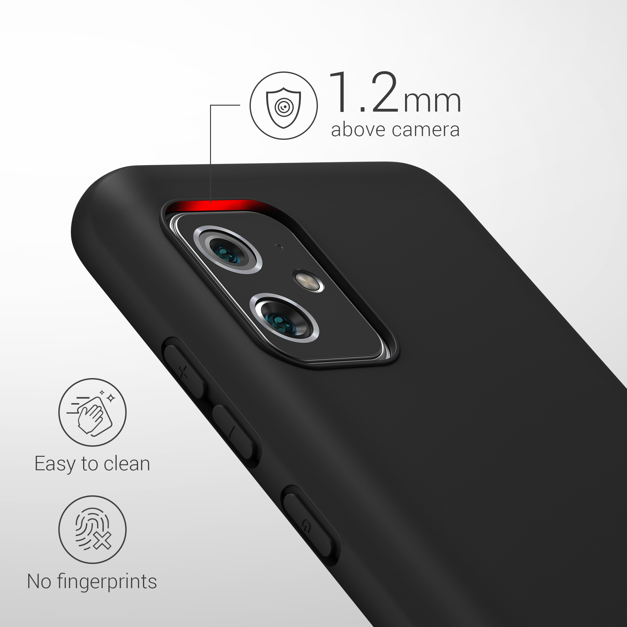 Kryt kwmobile pro ASUS Zenfone 8 - matně černá