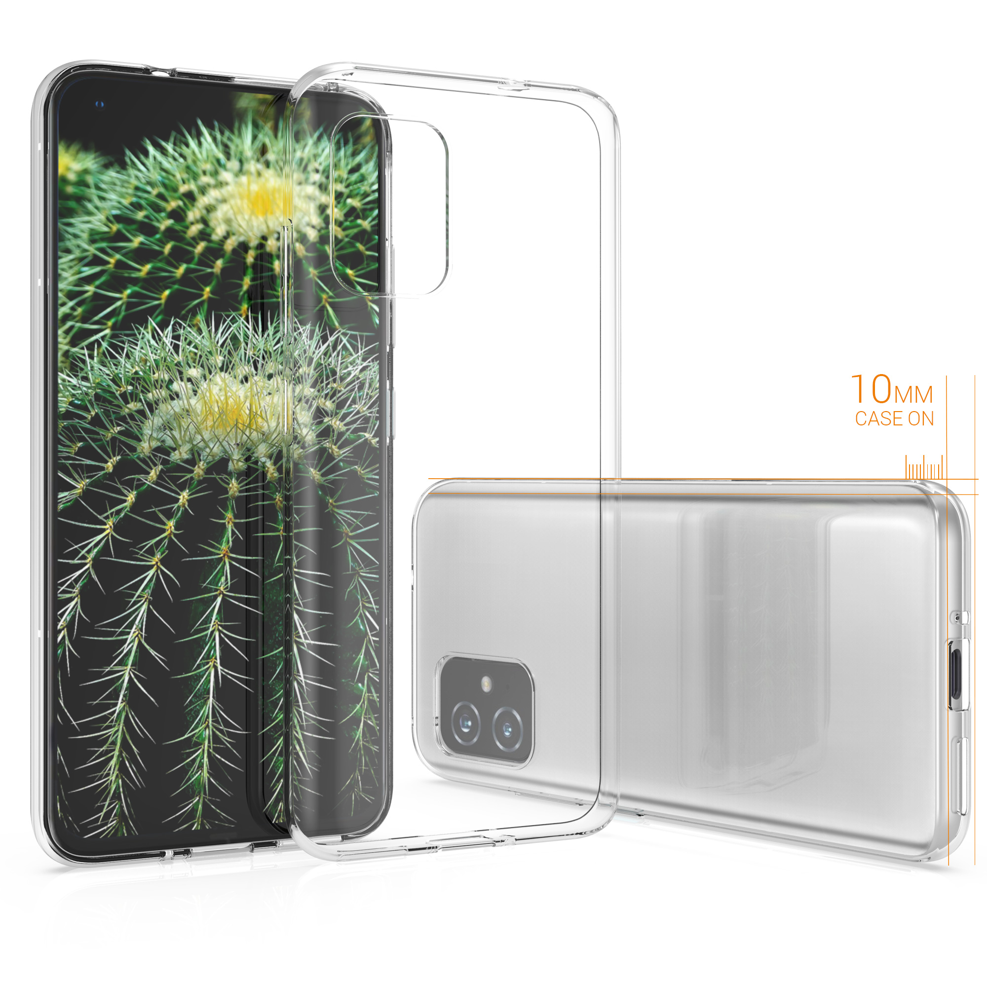 Kryt kwmobile pro ASUS Zenfone 8 - transparentní