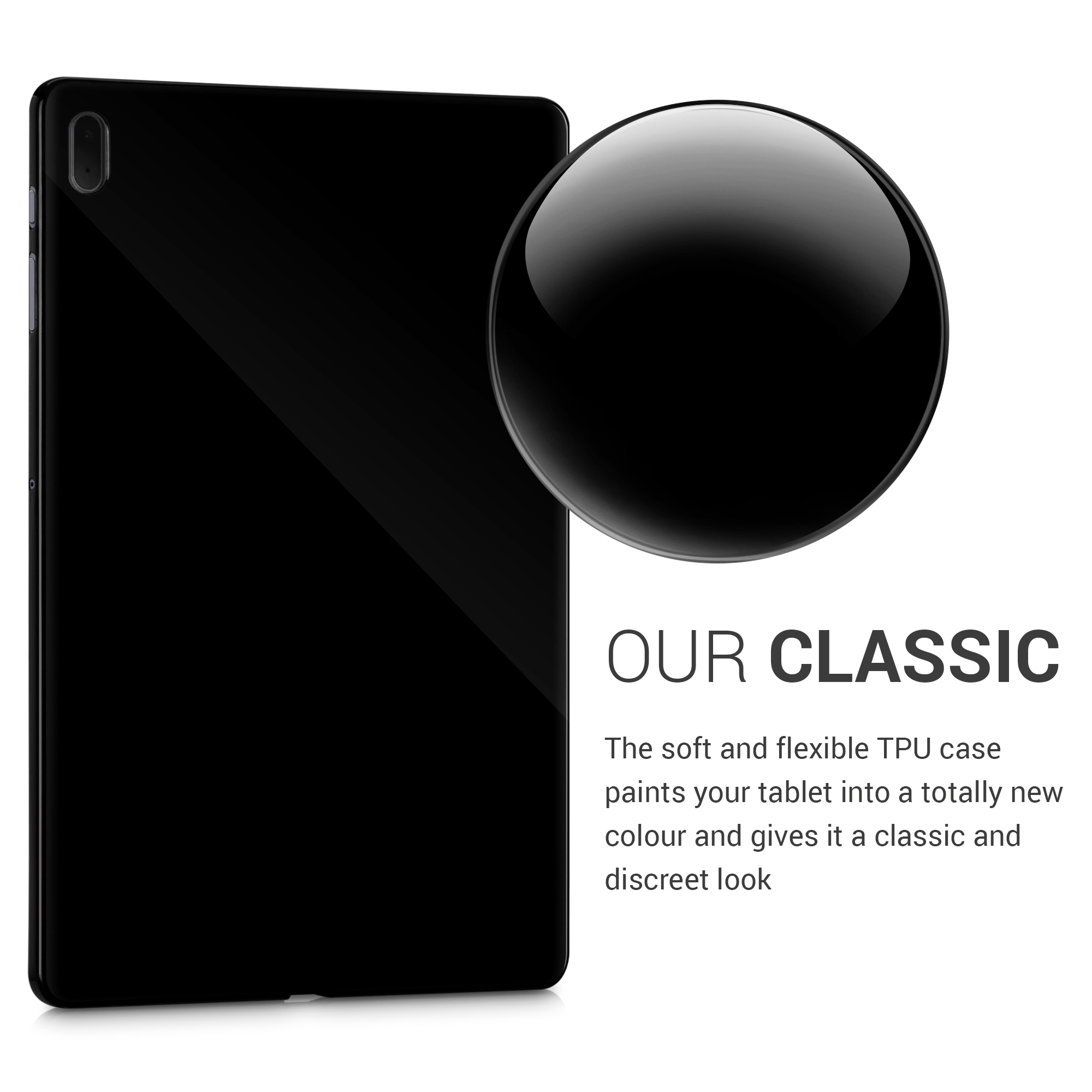 Zadní obal na tablet Galaxy Tab S7 FE kwmobile černý