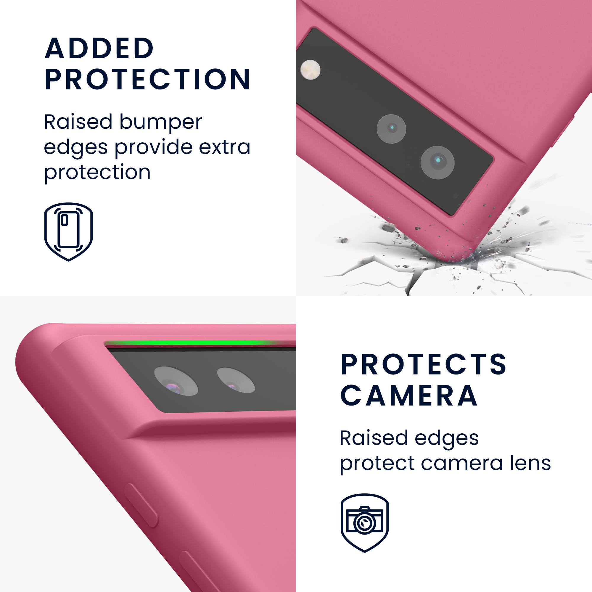 Zadní kryt kwmobile pro Google Pixel 6 - wireless charging sweet candy