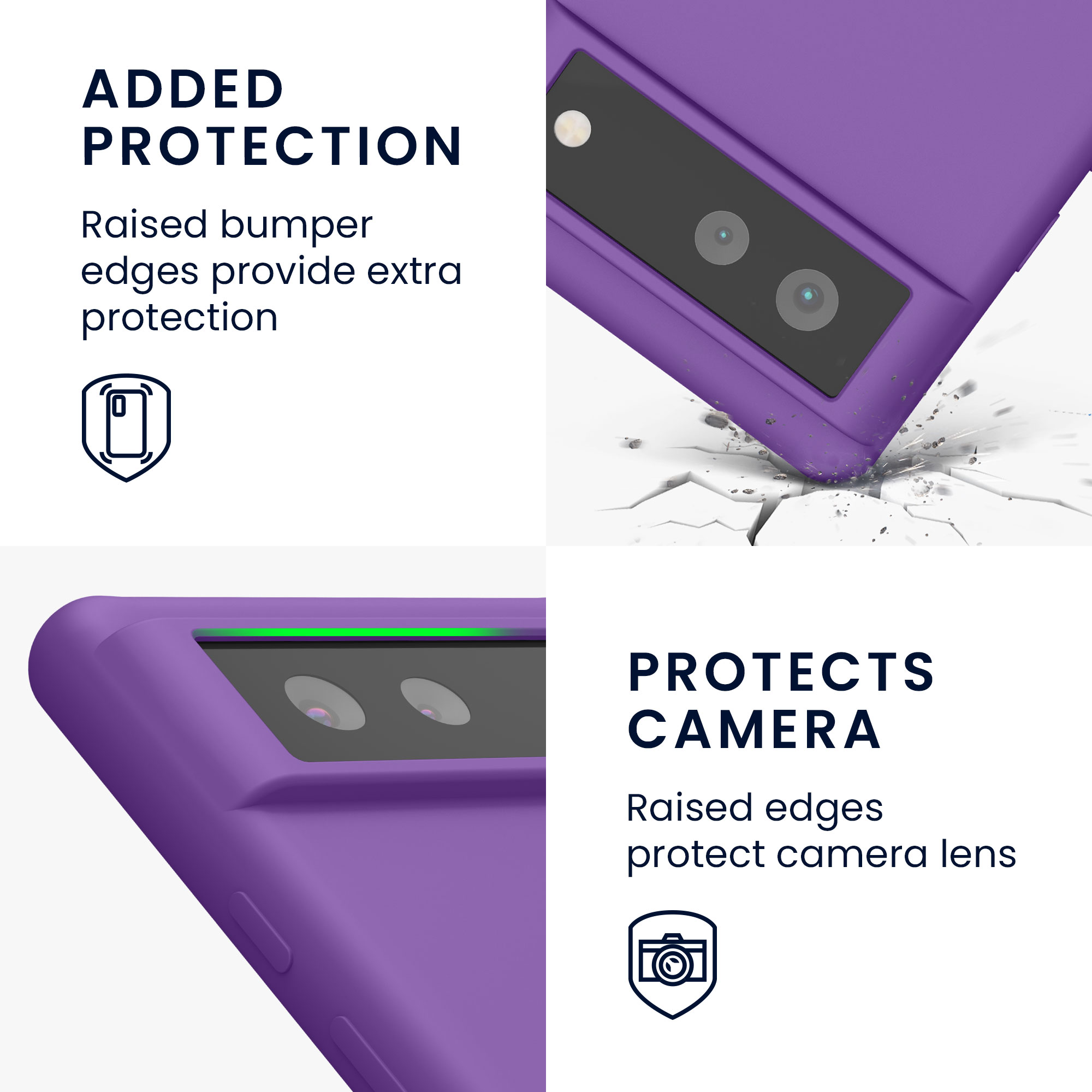 Zadní kryt kwmobile pro Google Pixel 6 - wireless charging orchid purple