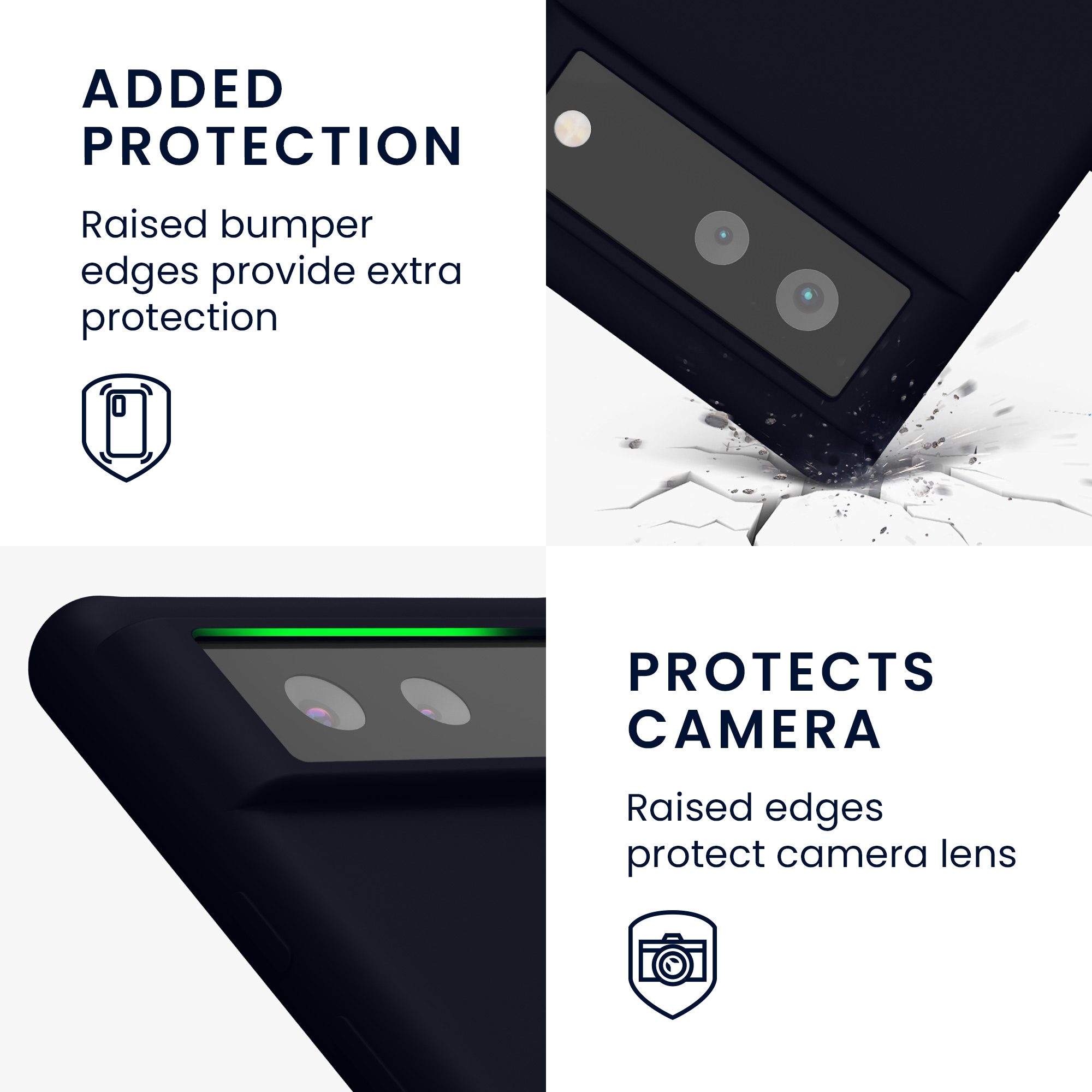 Zadní kryt kwmobile pro Google Pixel 6 - wireless charging deep ocean