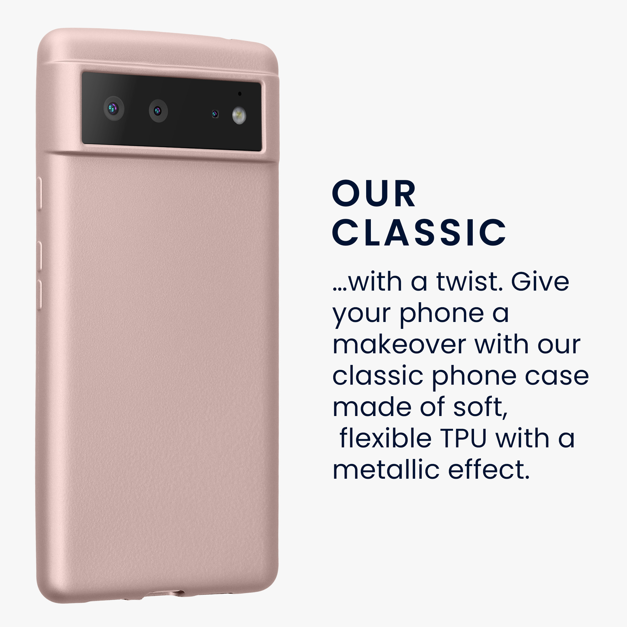 Zadní kryt kwmobile pro Google Pixel 6 - metallic arctic berry