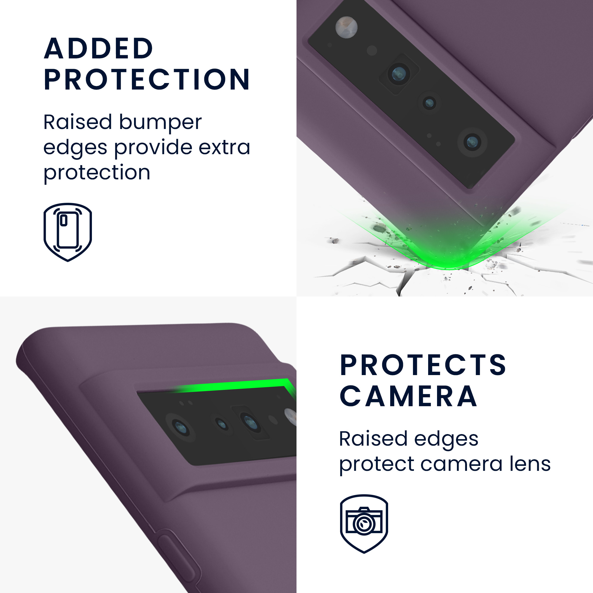Silikonový kryt kwmobile pro Google Pixel 6 Pro - světle fialová