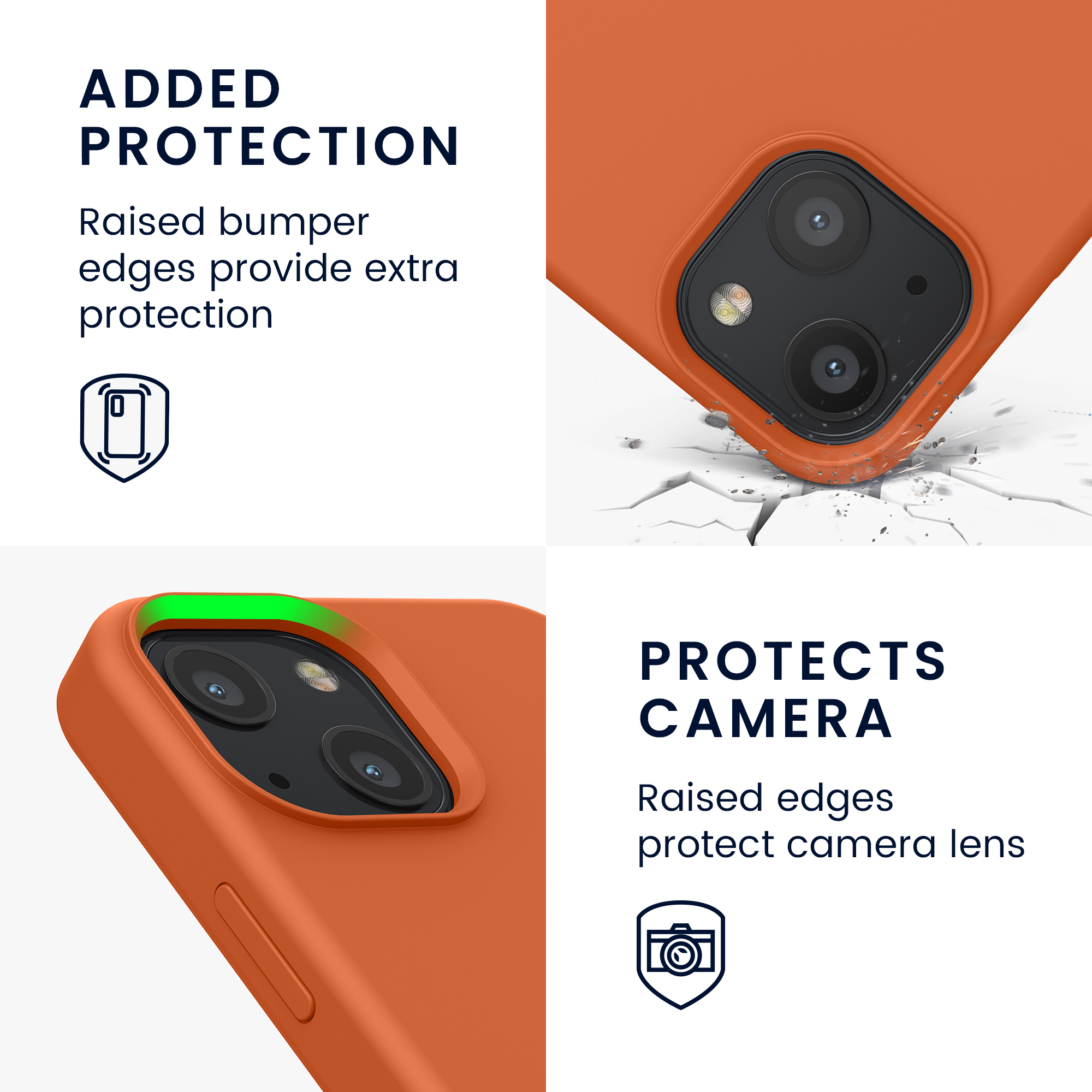 Kryt kwmobile soft-touch iPhone 13 mini Warm Apricot