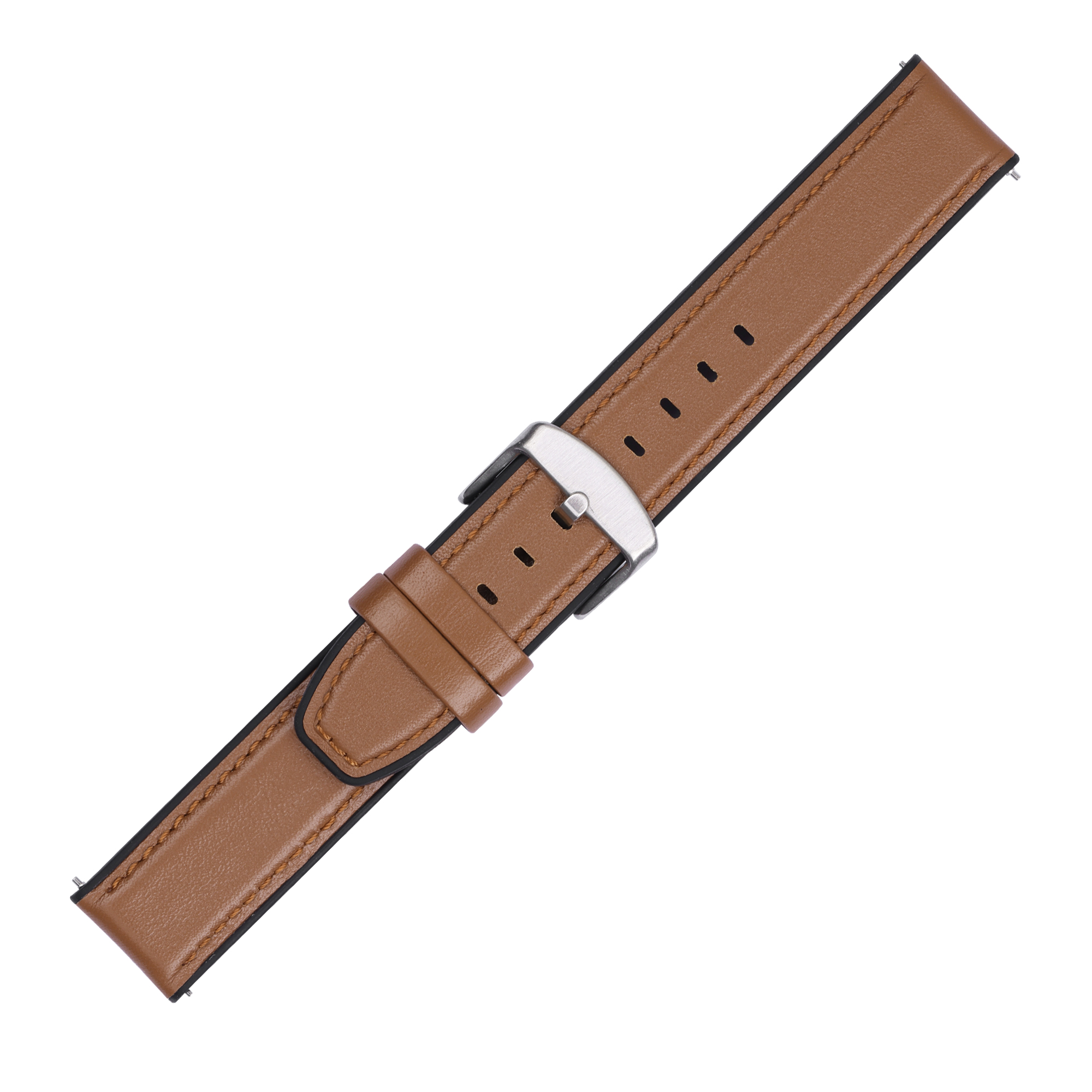 Řemínek na chytré hodinky kwmobile pro Huawei Huawei Watch GT / GT2 / GT3 (4… - hnědá / černá