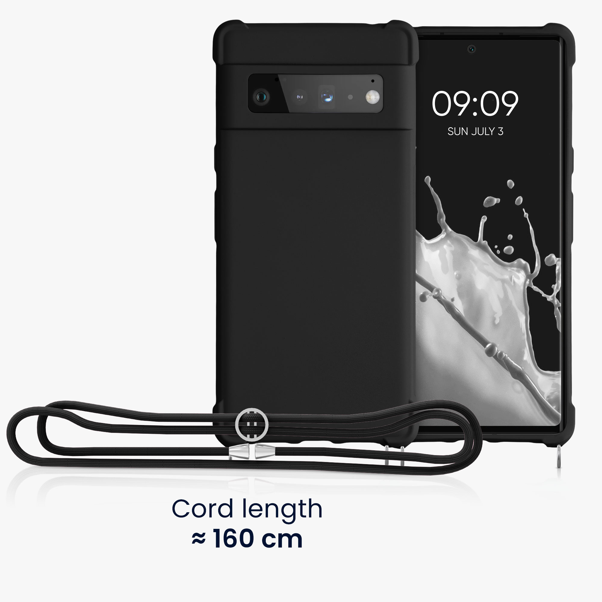 Crossbody kryt kwmobile pro Google Pixel 6 Pro - černá