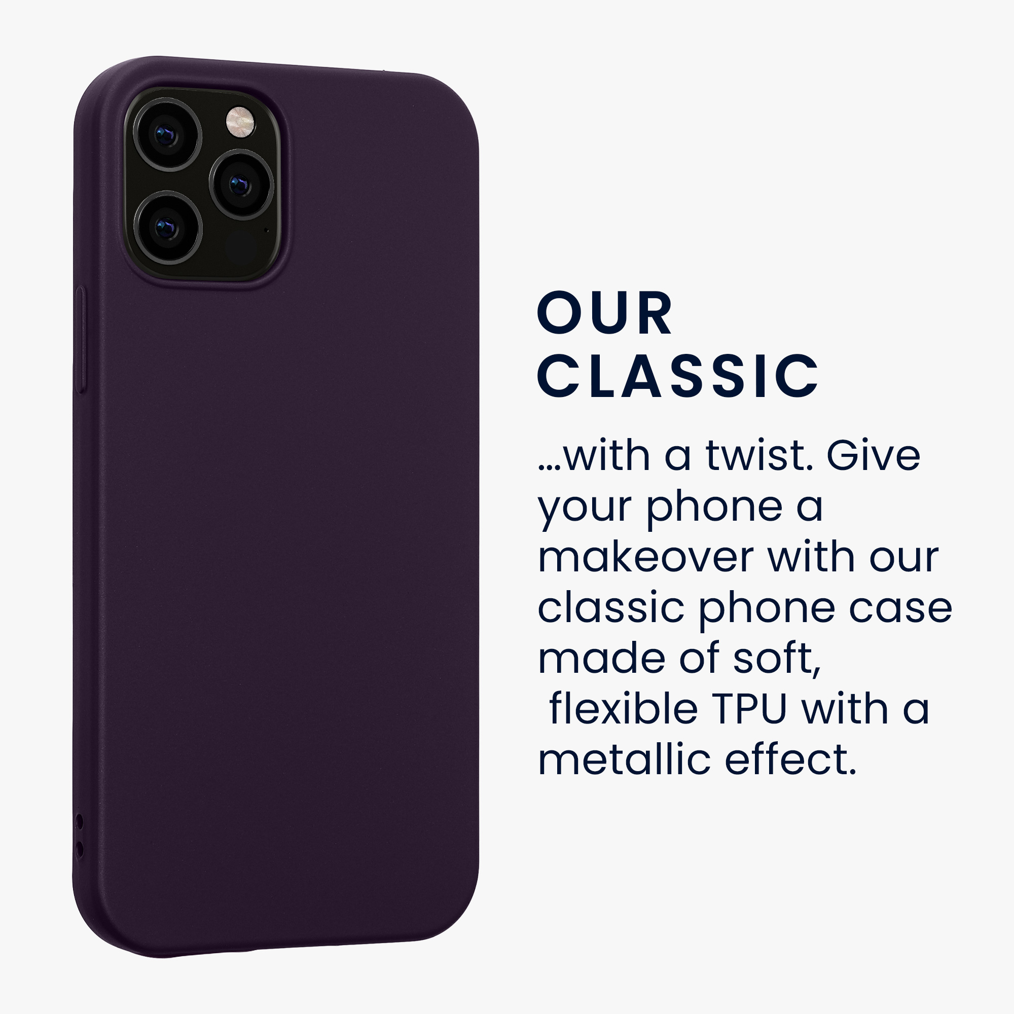 Metalický kryt kwmobile pro iPhone 12 / iPhone 12 Pro - metalická berry