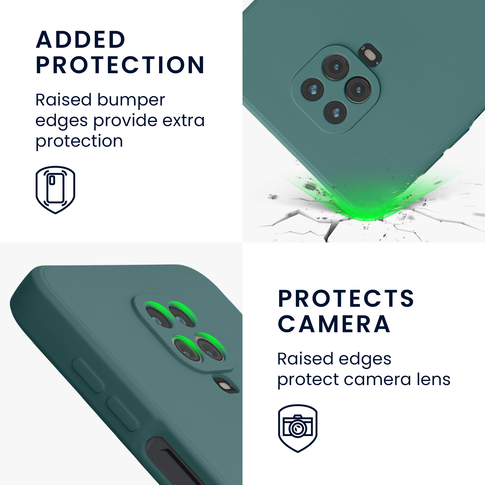 TPU kryt kwmobile pro Xiaomi Redmi Note 9S / 9 Pro / 9 Pro Max - tmavě modrá Arctic Night