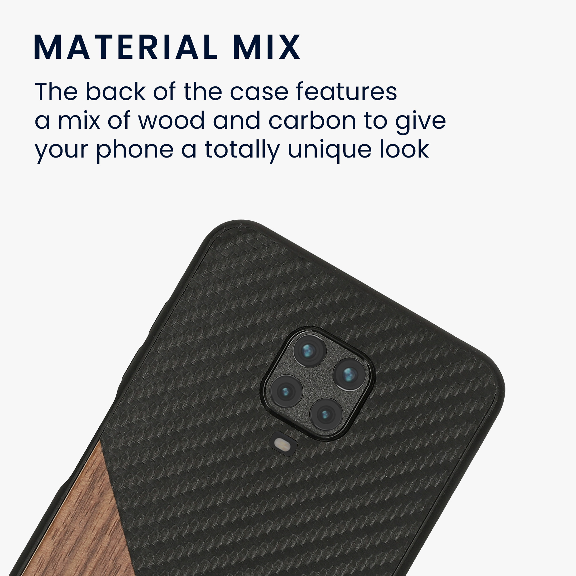 Hybridní kryt kwmobile pro Xiaomi Redmi Note 9S / 9 Pro / 9 Pro Max - tmavě hnědá