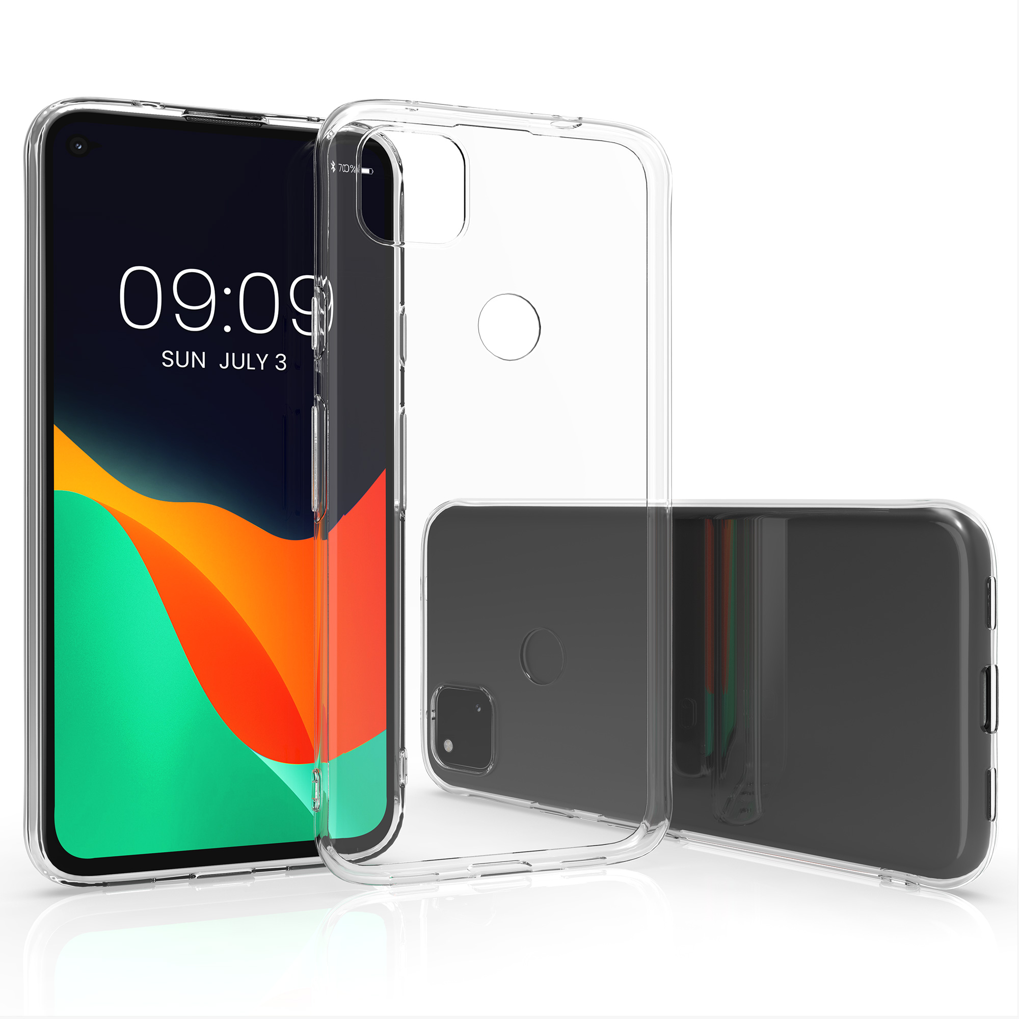 Zadní kryt kwmobile pro Google Pixel 4a - transparentní