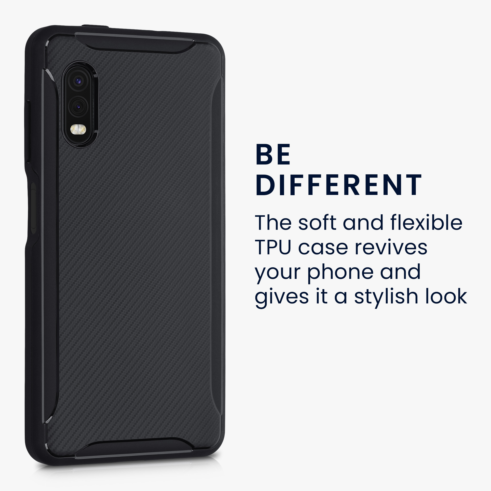Kryt kwmobile pro Samsung Galaxy Xcover Pro - karbonově černá