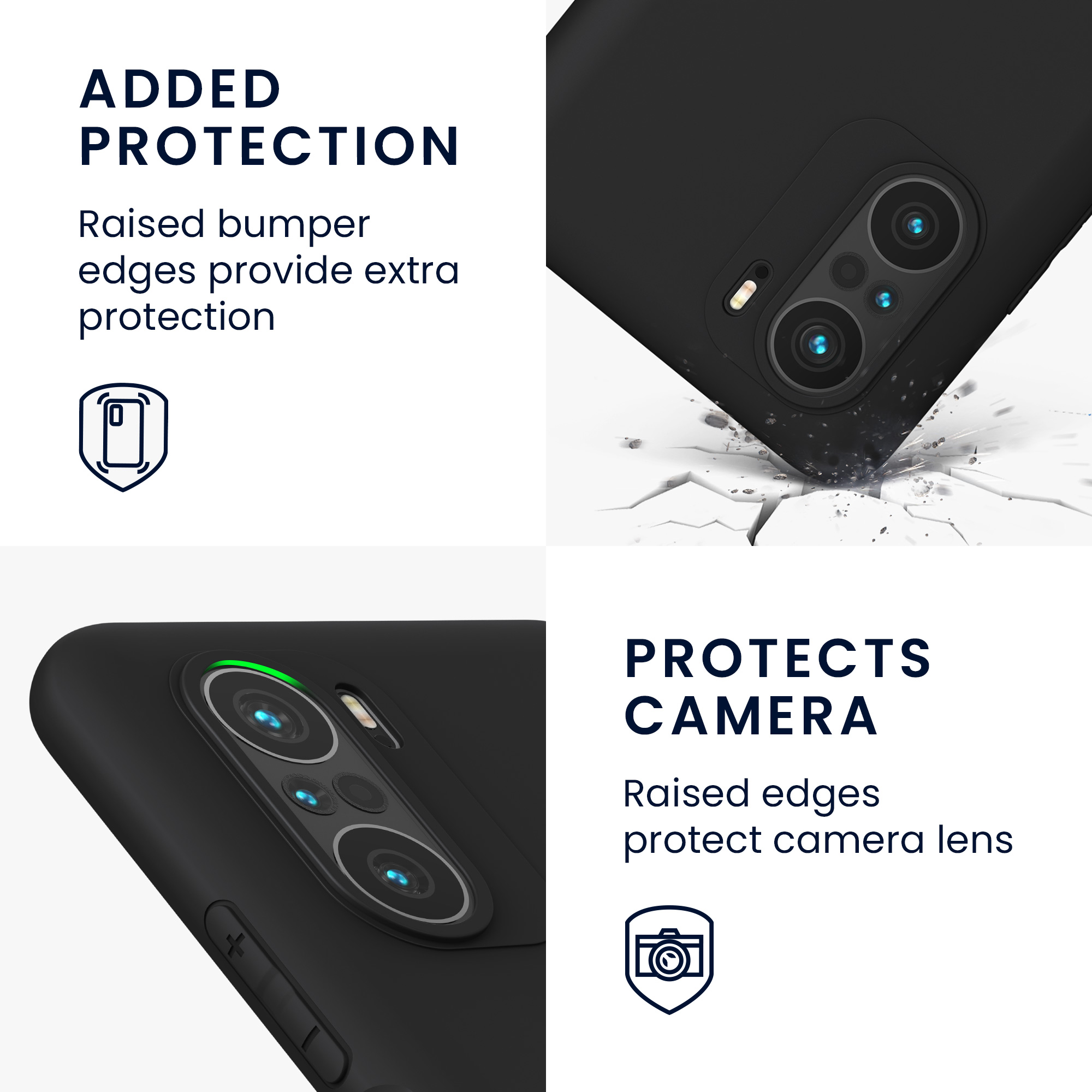 Pouzdro pro Xiaomi Mi 11i / Poco F3 kwmobile TPU - černá