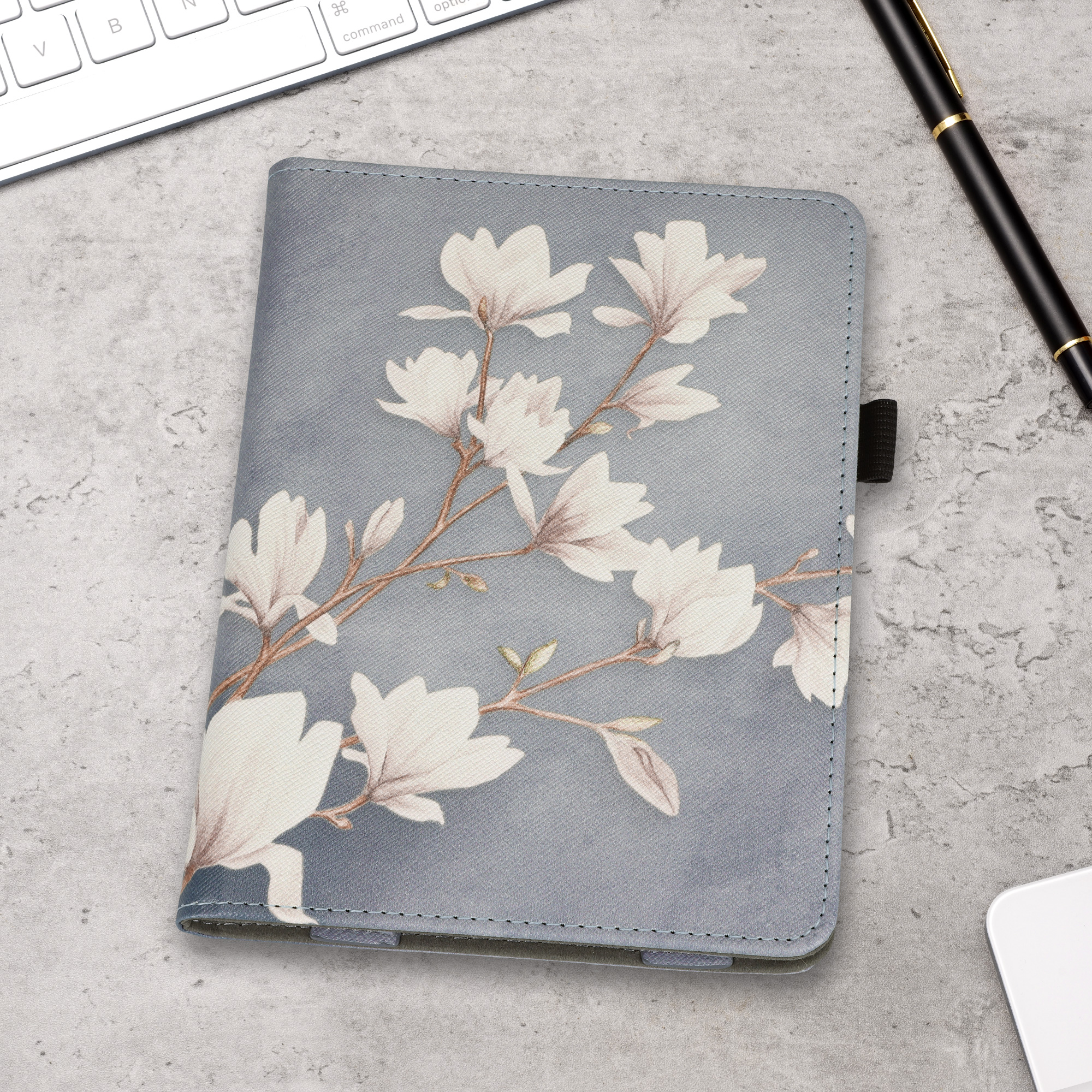 Pouzdro na čtečku kwmobile Amazon Kindle Paperwhite 11 Generation 2021 Case - Cover for Kindle Paperwhite Case w/ Stand Strap