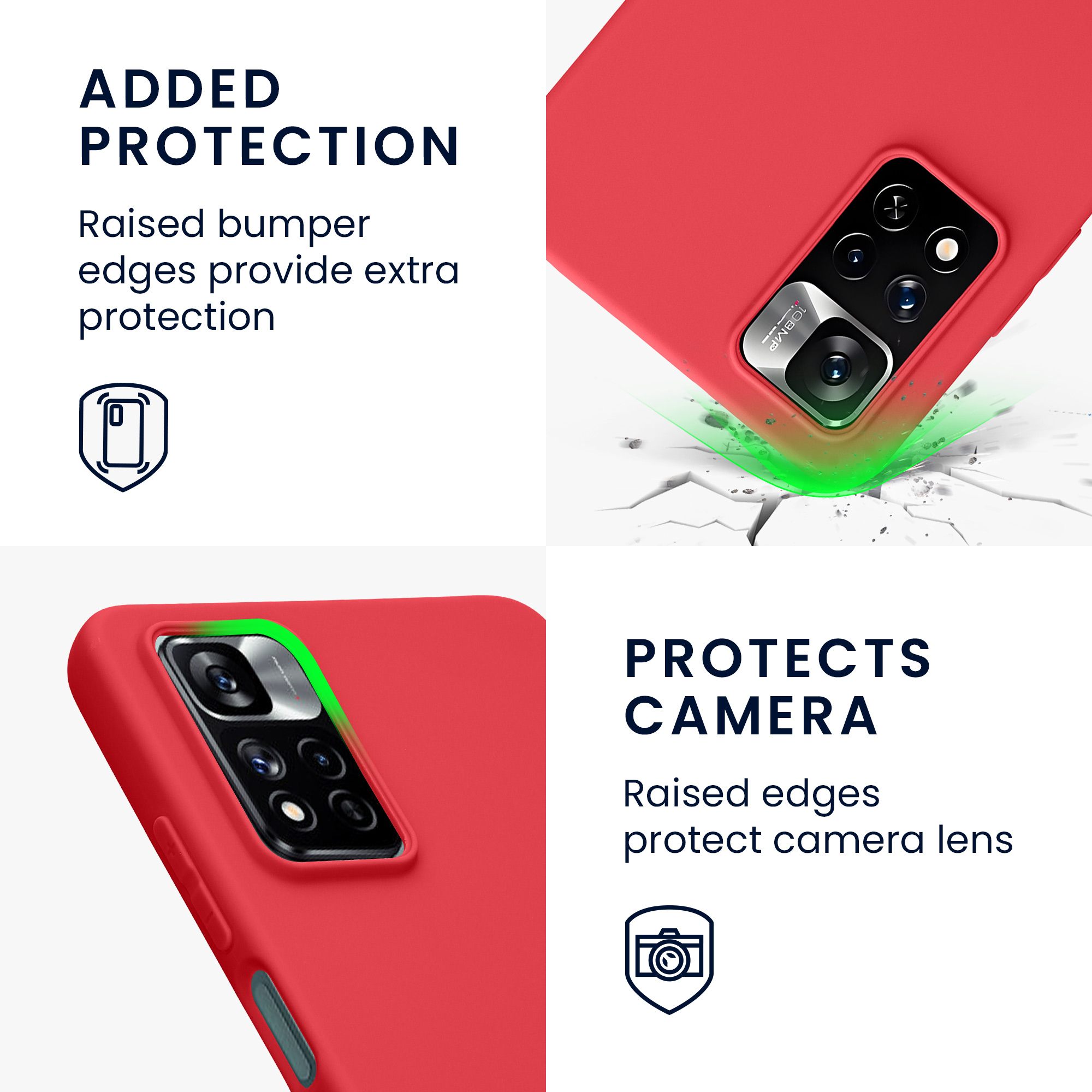 Kryt Xiaomi Redmi Note 11 Pro silikonový TPU růžová kwmobile