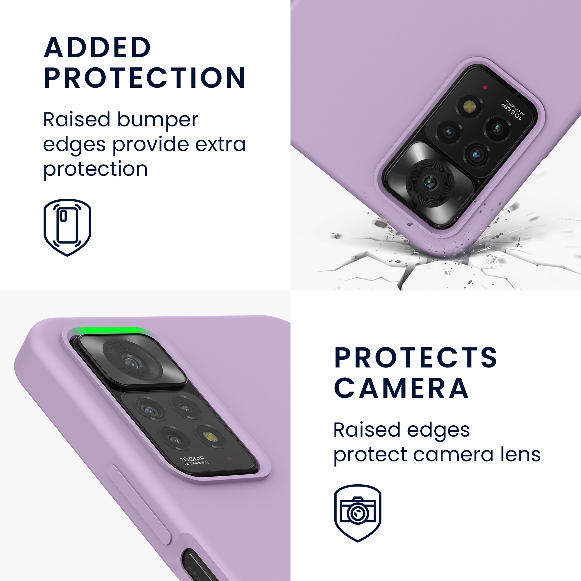 Kryt Xiaomi Redmi Note 11 Pro silikonový TPU červená kwmobile