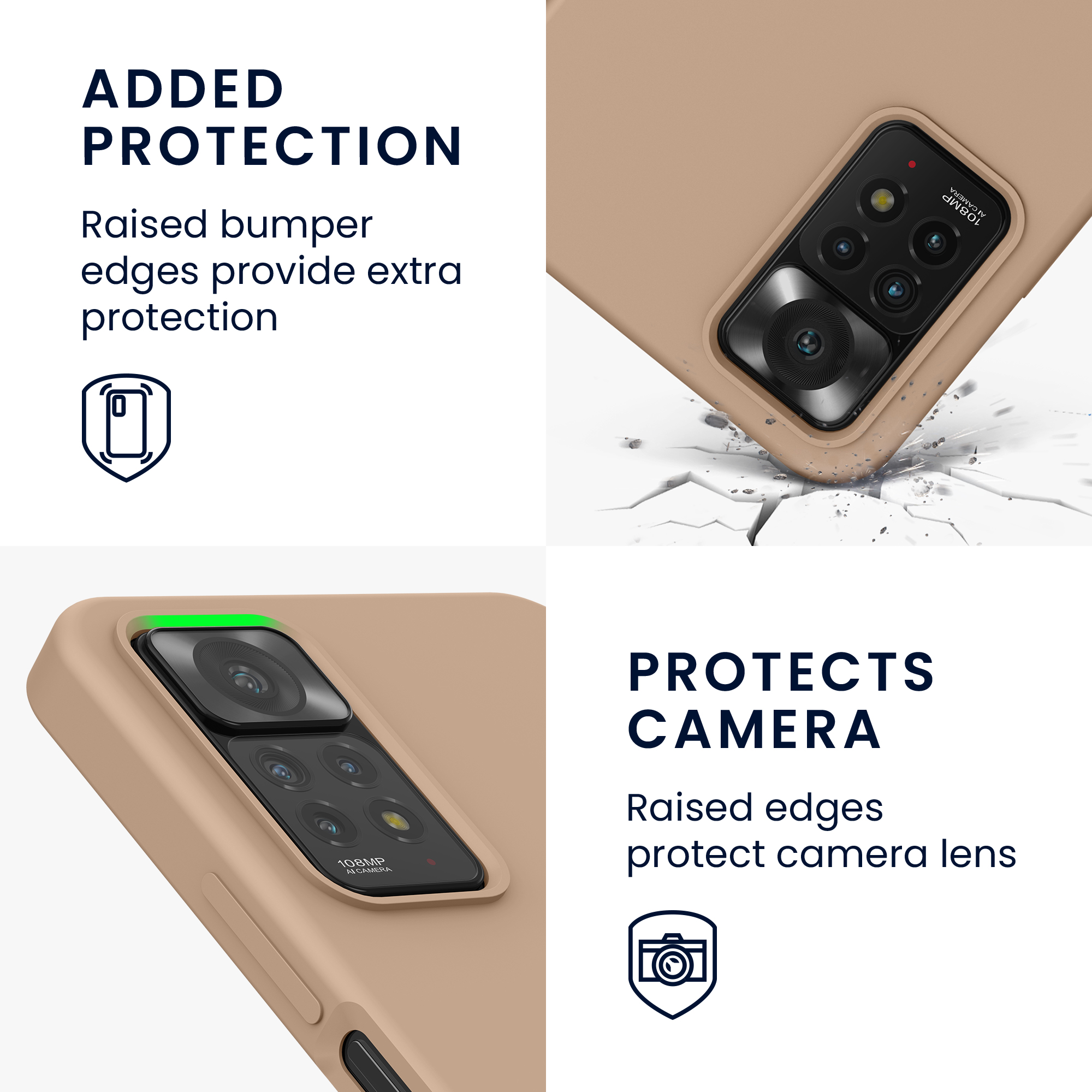 Kryt Xiaomi Redmi Note 11 Pro silikonový TPU červená kwmobile
