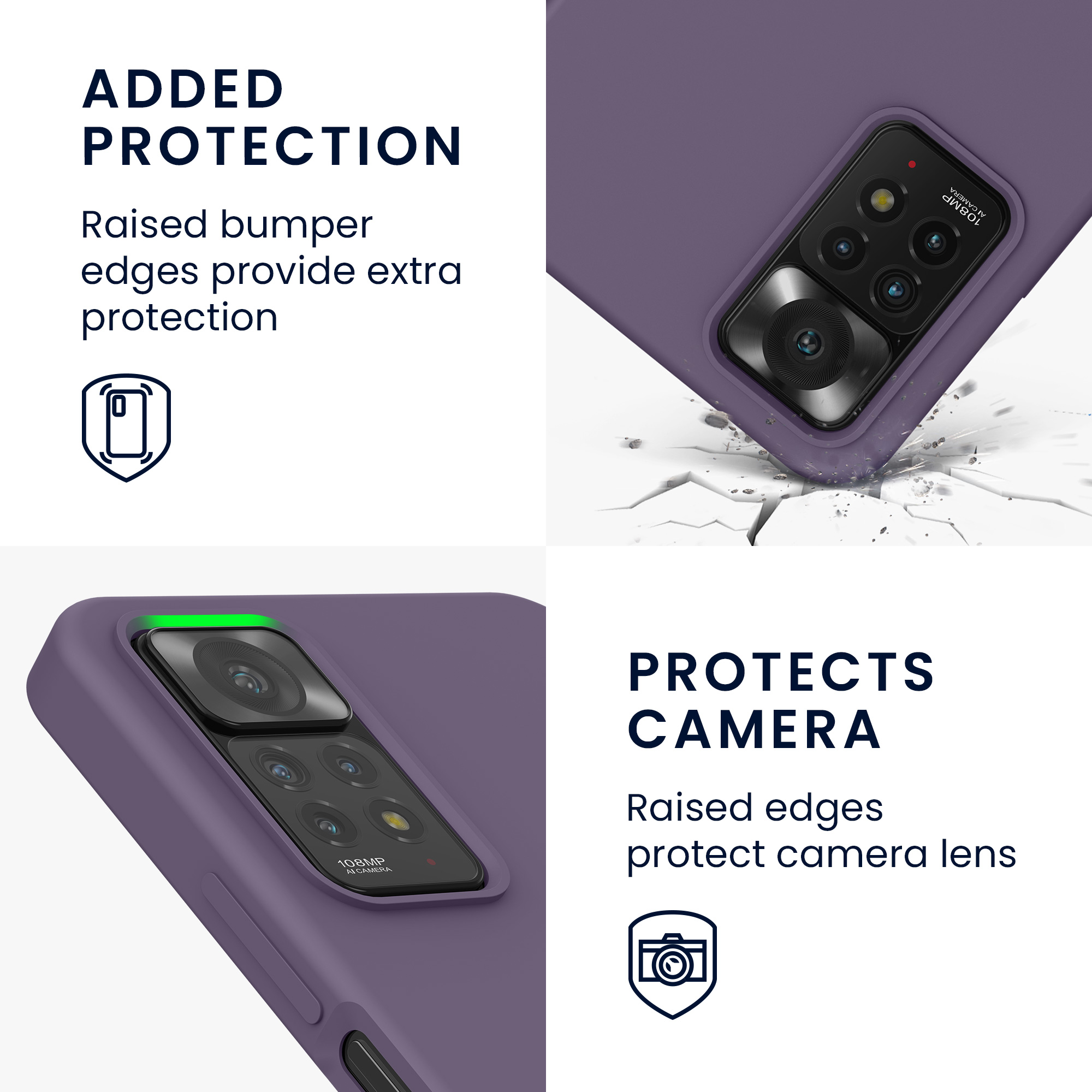 Kryt Xiaomi Redmi Note 11 Pro silikonový TPU červená kwmobile