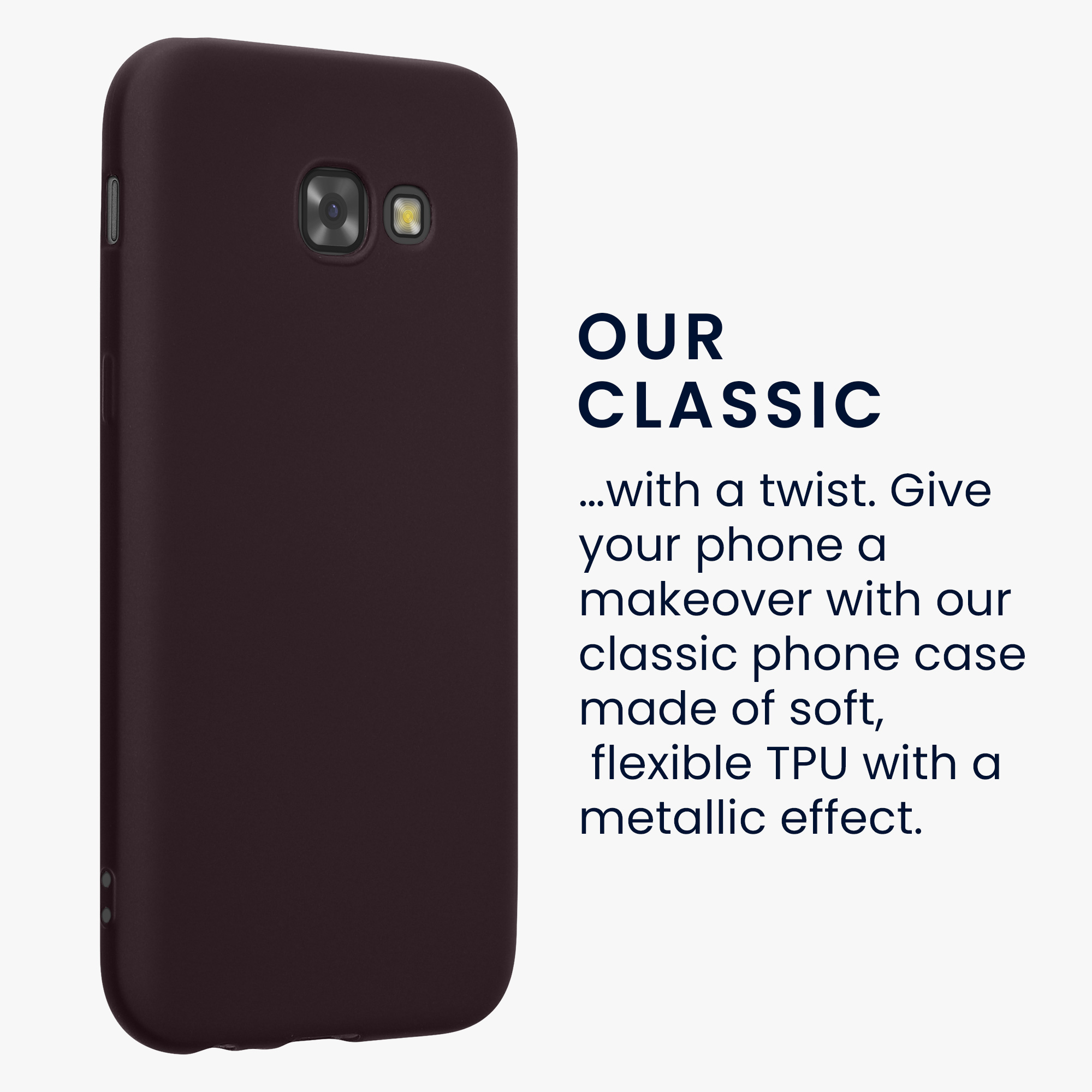Kryt na mobil Samsung Galaxy A5 (2017) kwmobile TPU metalický Metalická ostružinová