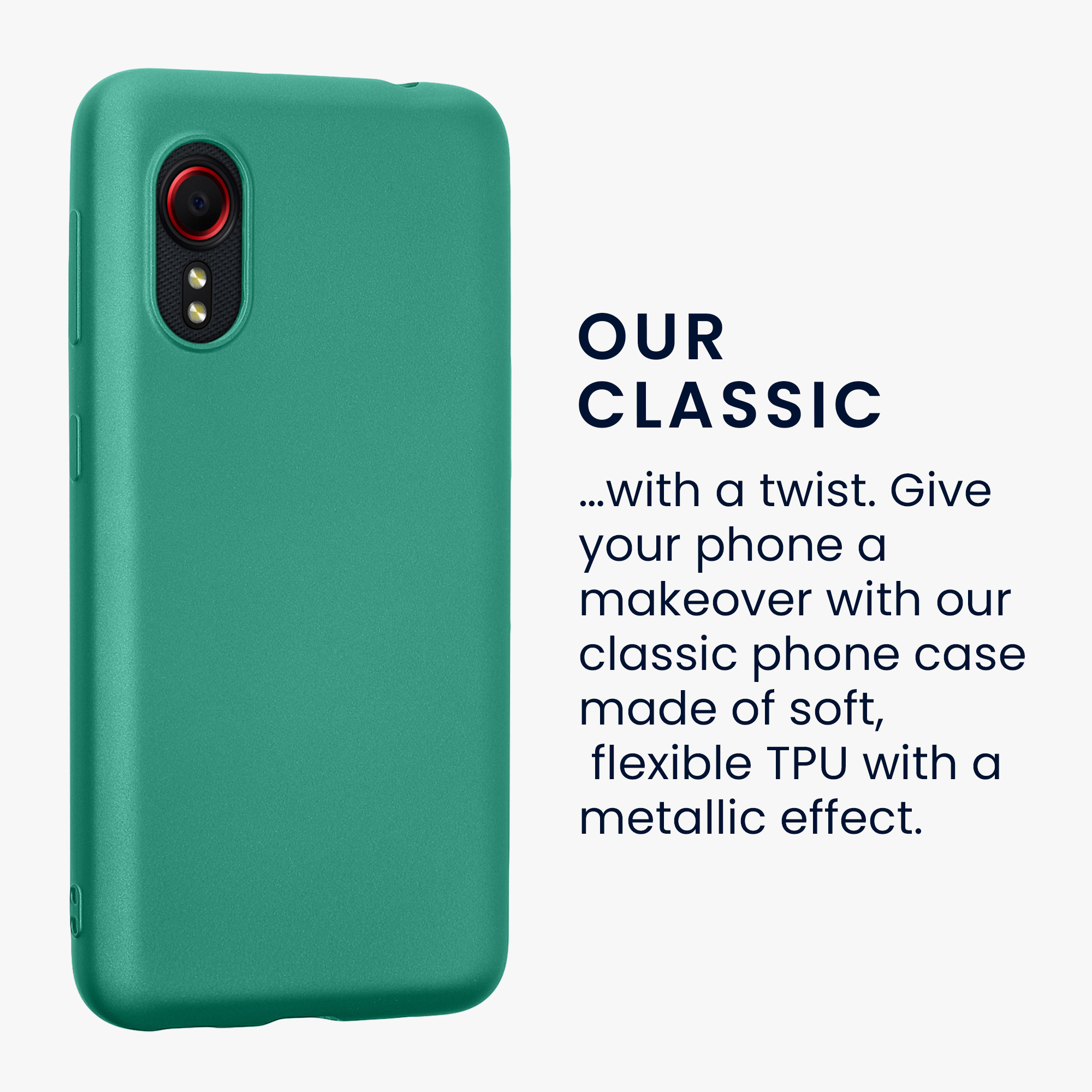Kryt kwmobile pro Samsung Galaxy Xcover 5 - tmavě metalicky zelená