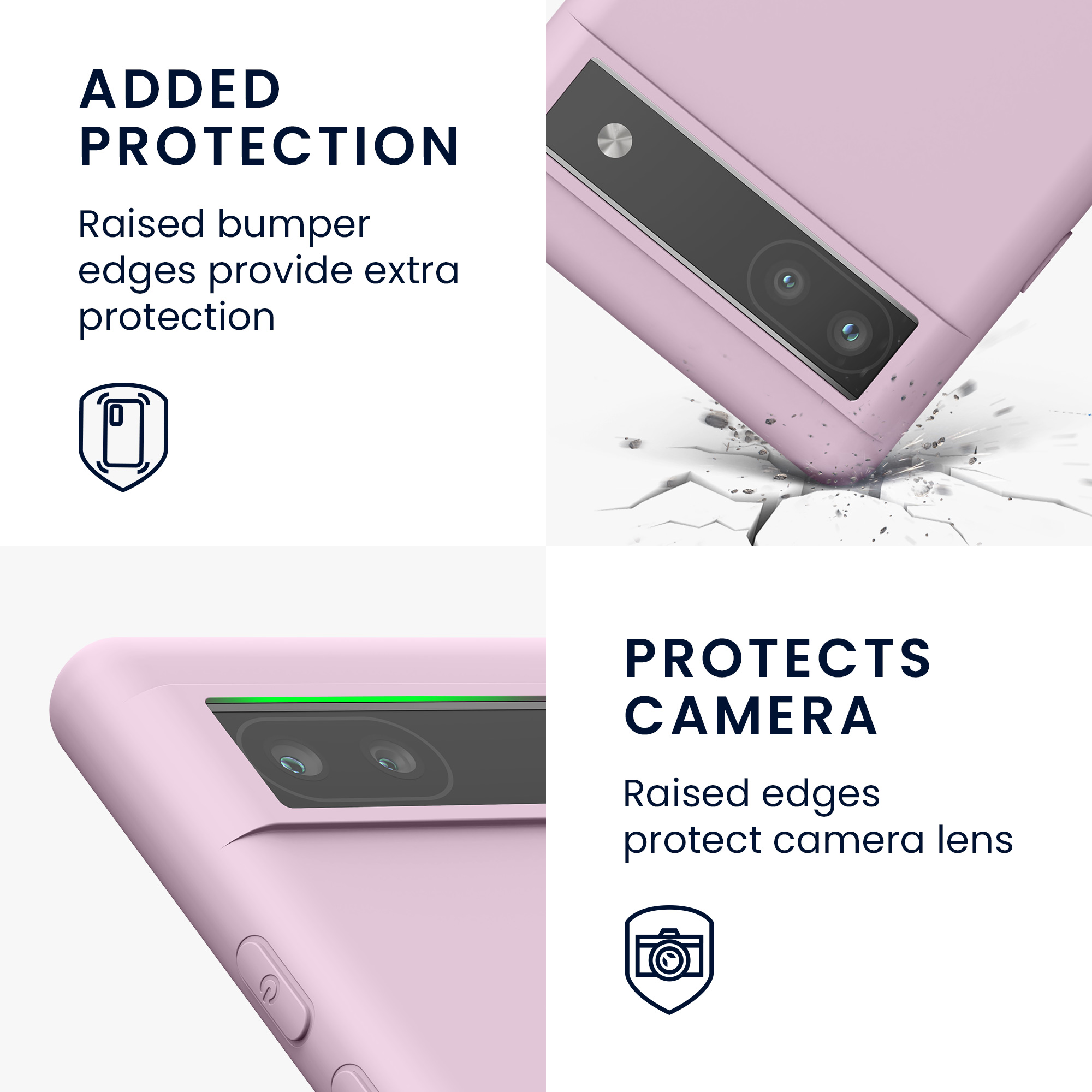 Silikonový kryt kwmobile pro Google Pixel 6a - dusty pink