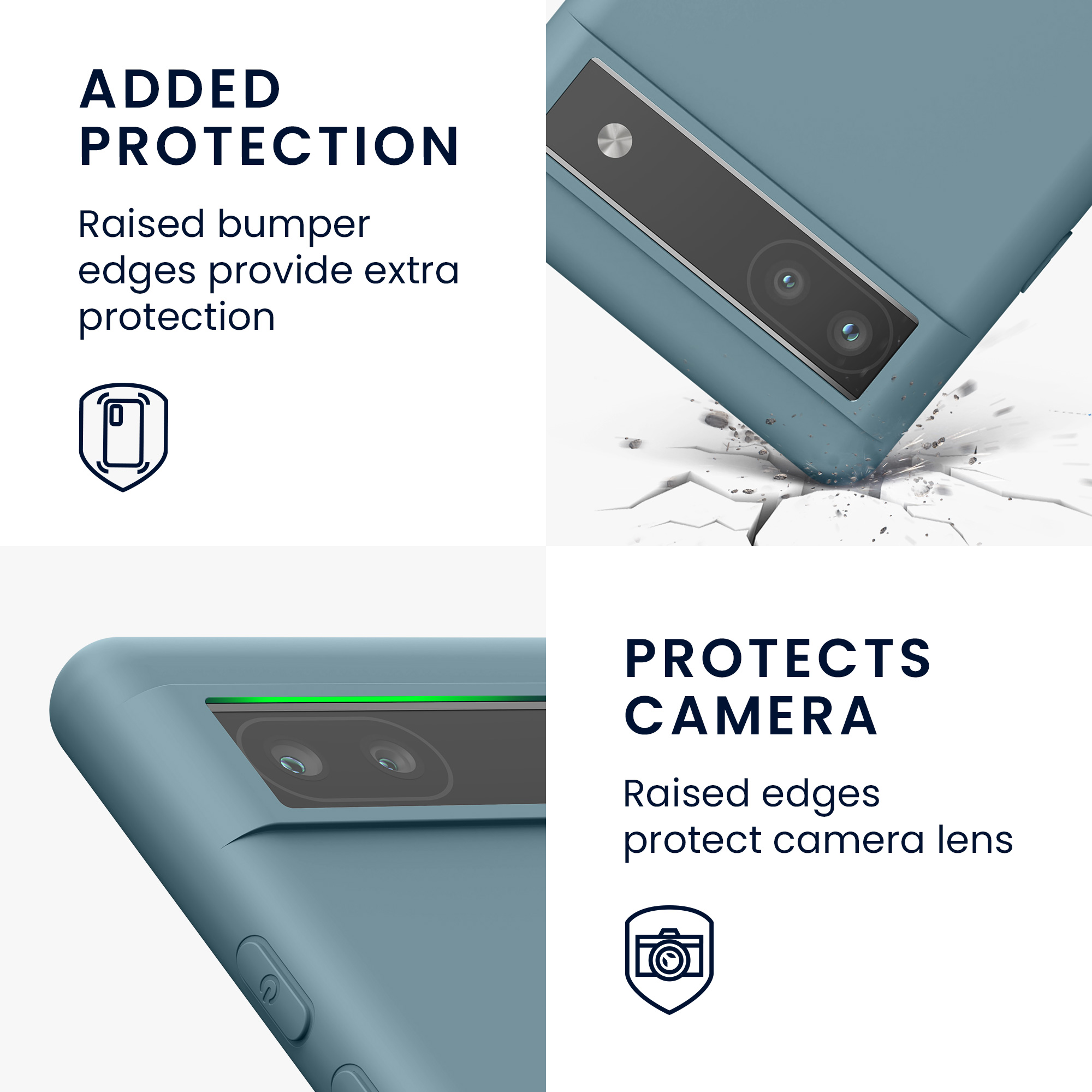 Pouzdro pro Google Pixel 6a kwmobile TPU - arktická noc