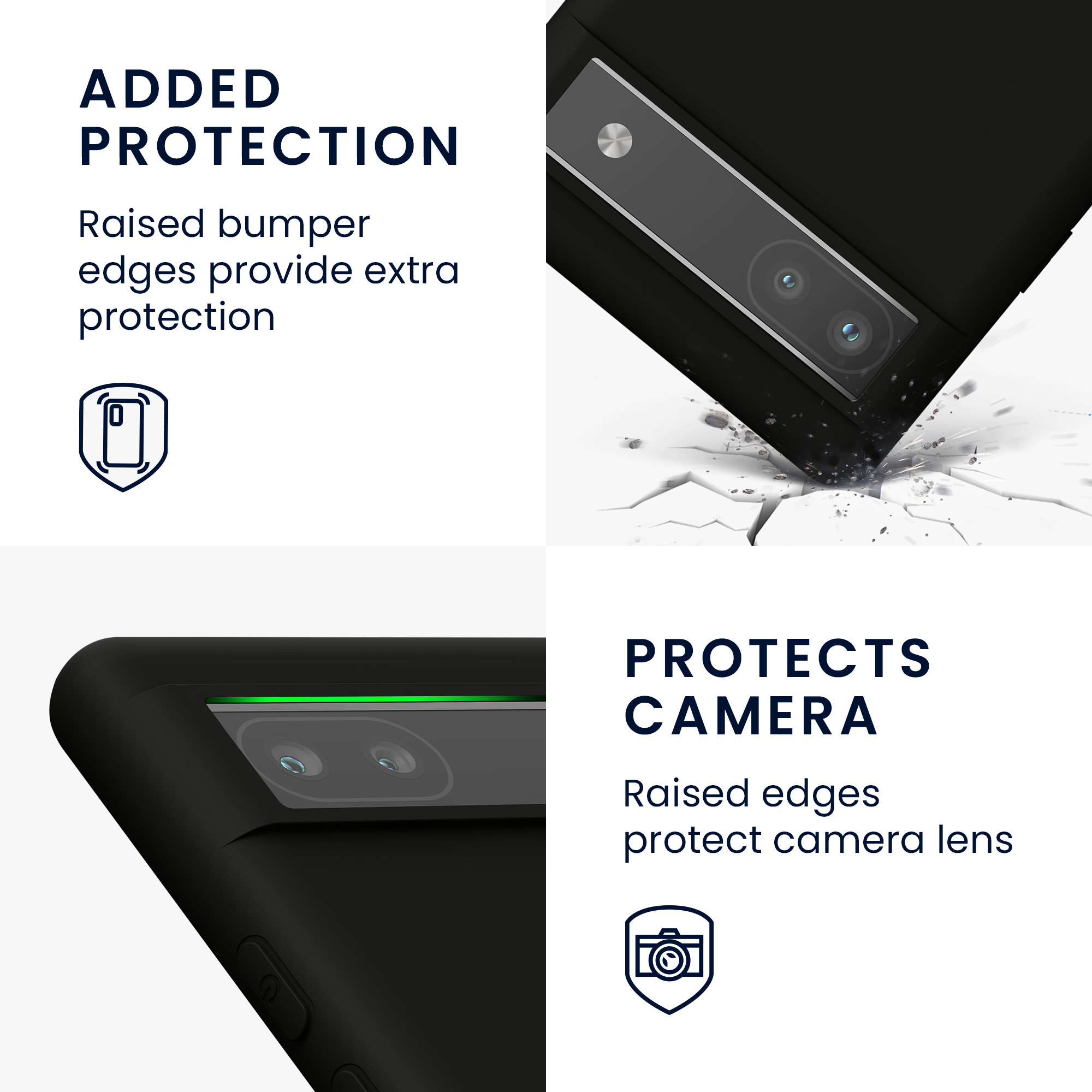 Pouzdro pro Google Pixel 6a kwmobile TPU - matná černá