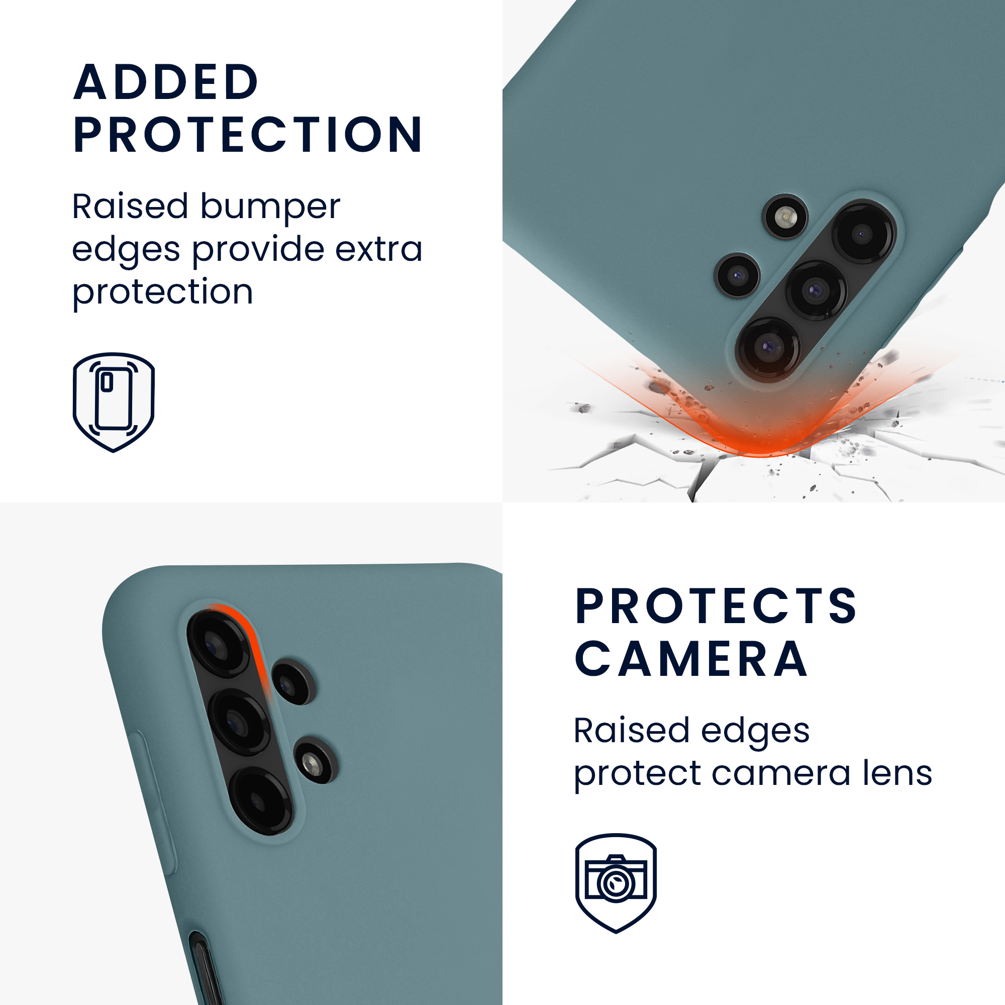 Kryt na mobil Samsung Galaxy A13 4G kwmobile TPU Antický kámen