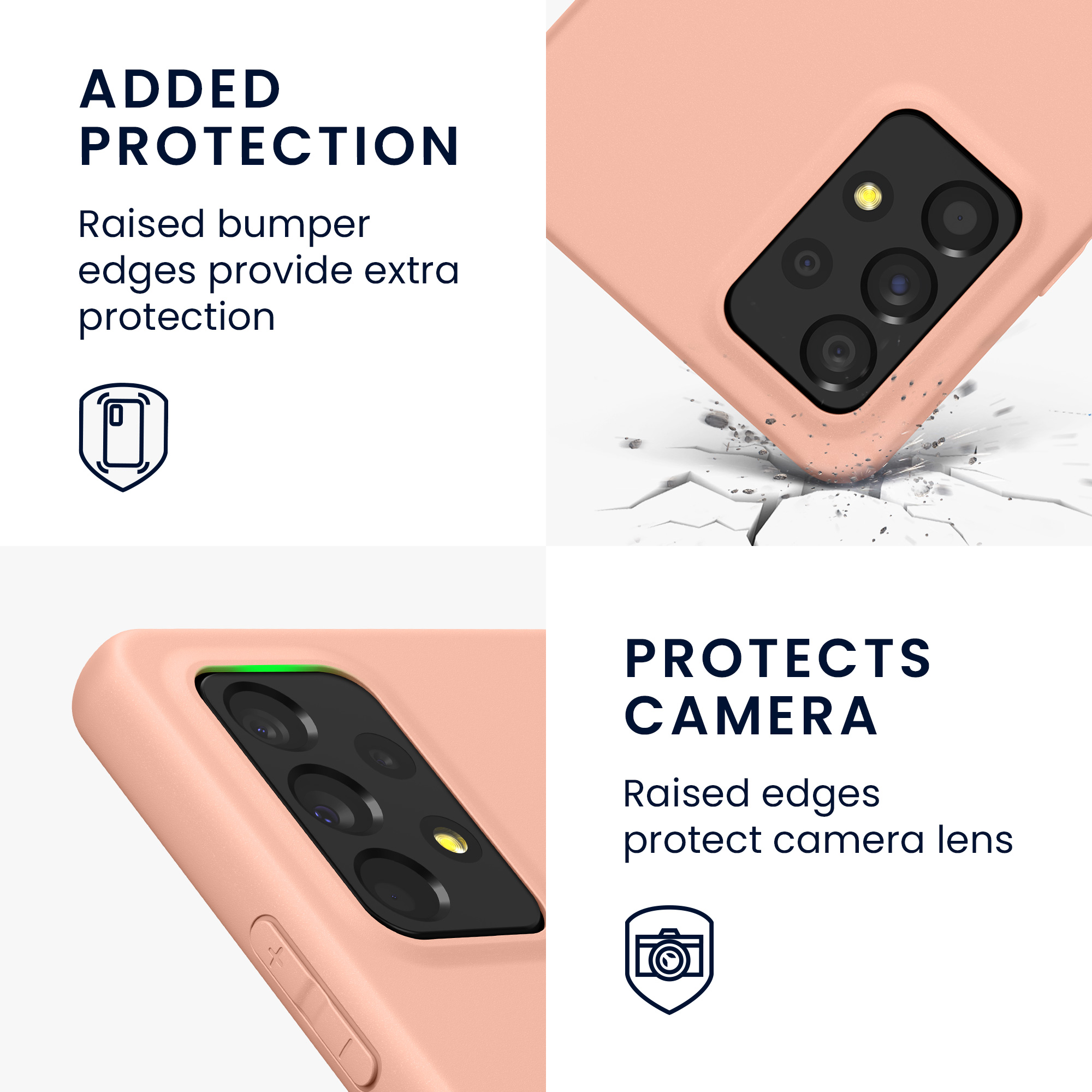 Kryt na mobil Samsung Galaxy A53 5G kwmobile TPU Grepově růžová
