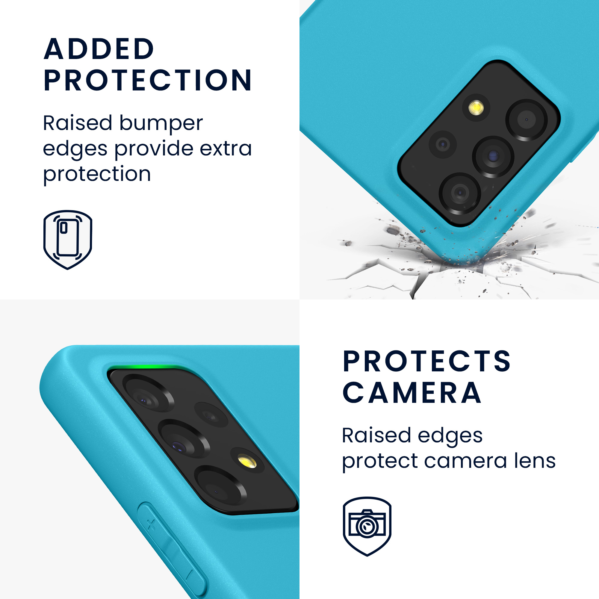 Kryt na mobil Samsung Galaxy A53 5G kwmobile TPU Chladný ledovec