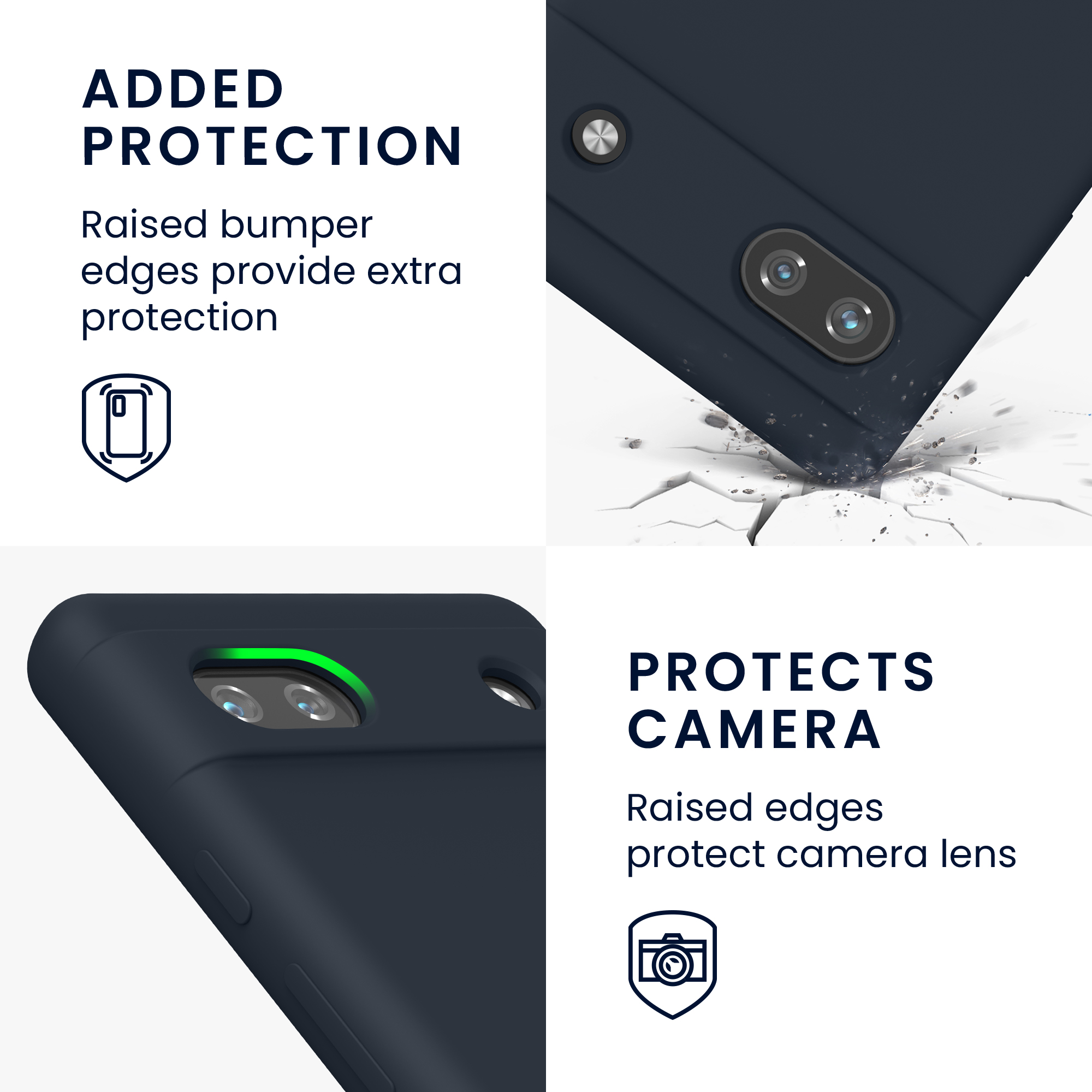 Pouzdro pro Google Pixel 6a kwmobile silikonové - borůvková