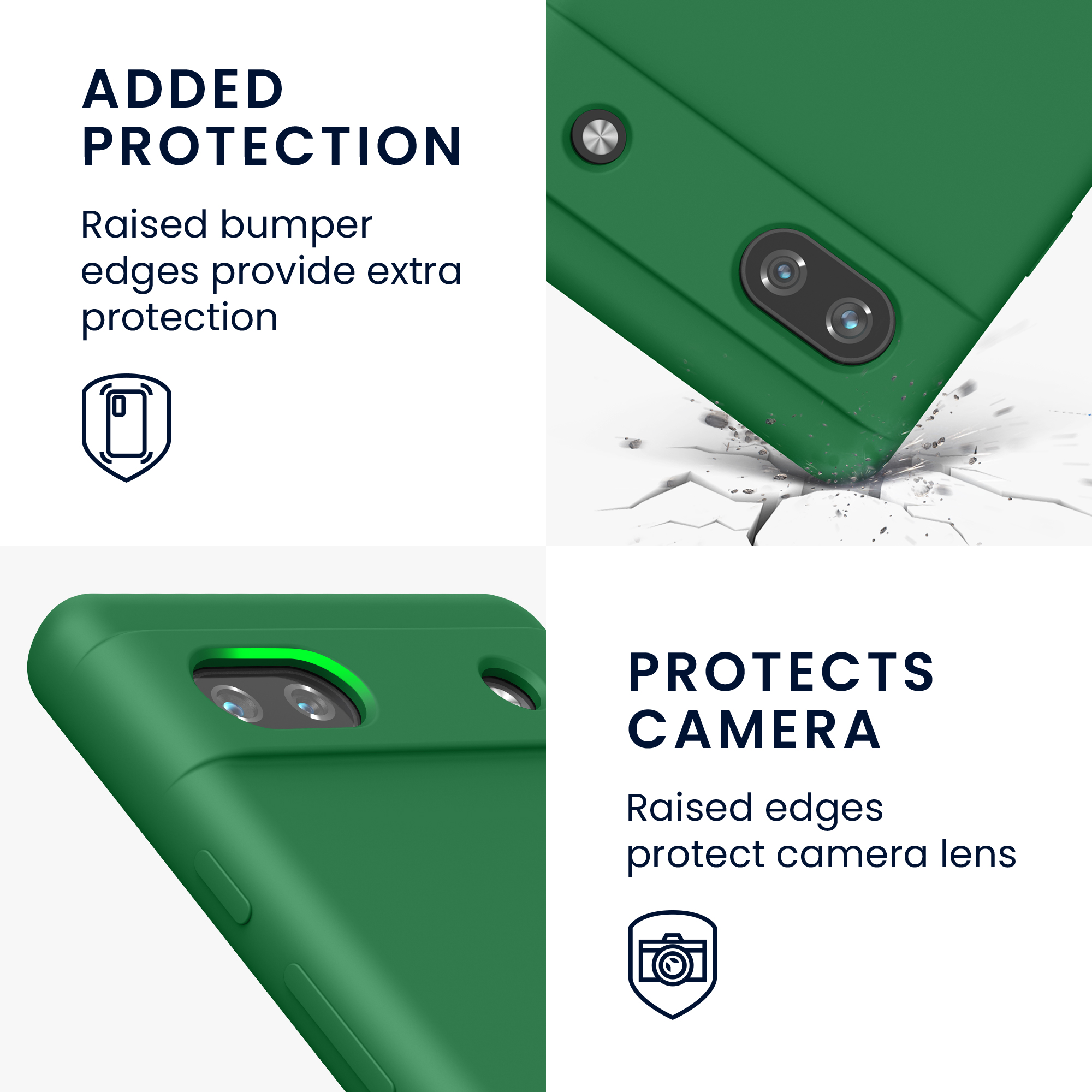 Pouzdro pro Google Pixel 6a kwmobile silikonové - Pixie zelená