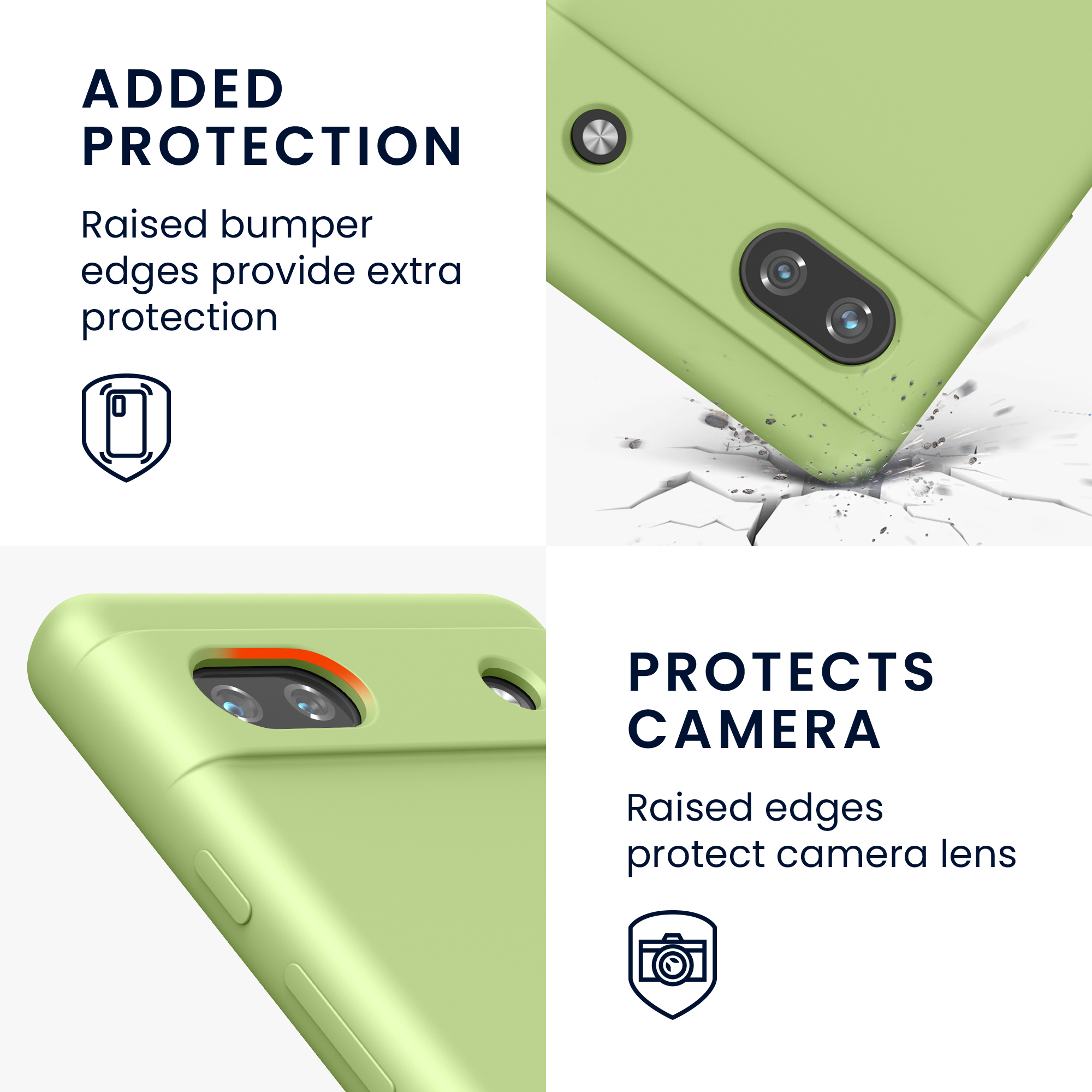 Pouzdro pro Google Pixel 6a kwmobile silikonové - zelené rajče
