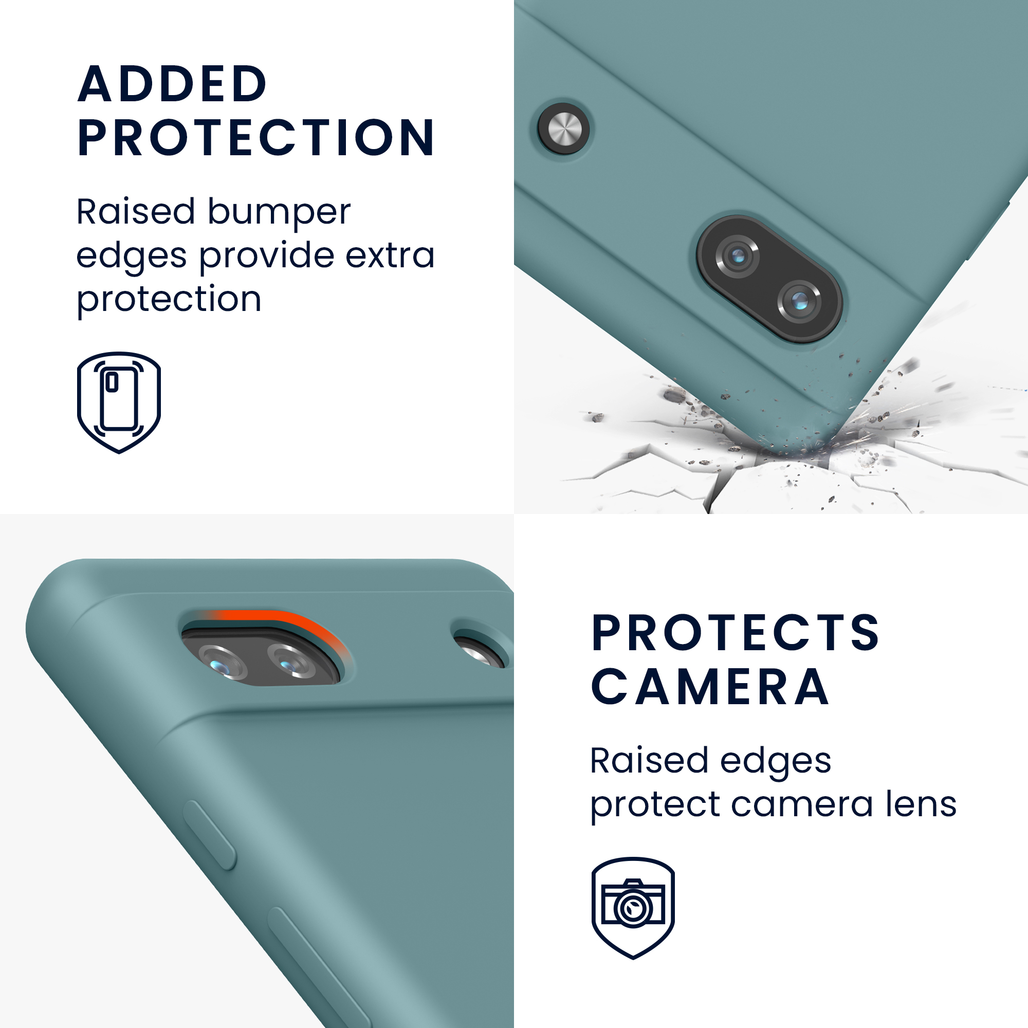 Pouzdro pro Google Pixel 6a kwmobile silikonové - antický kámen