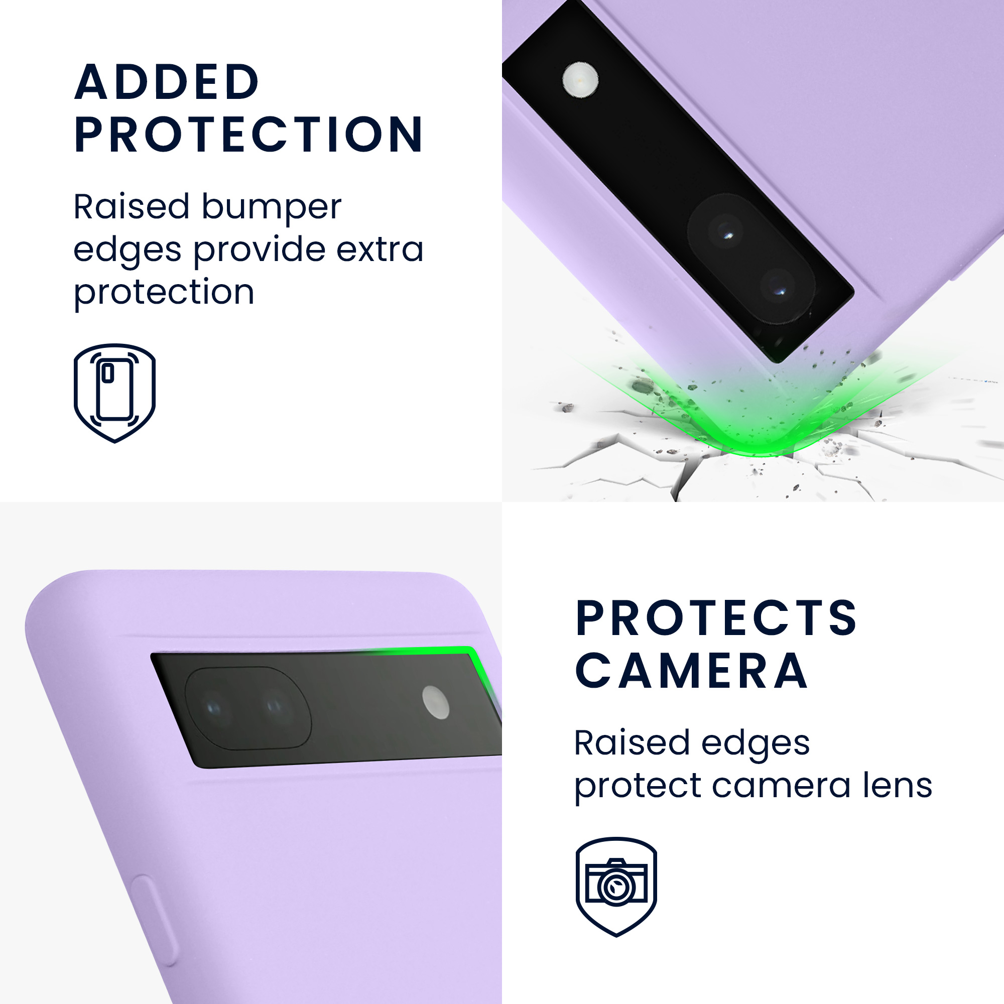 Pouzdro pro Google Pixel 6a kwmobile tenké ochranné silikonové - levandulová