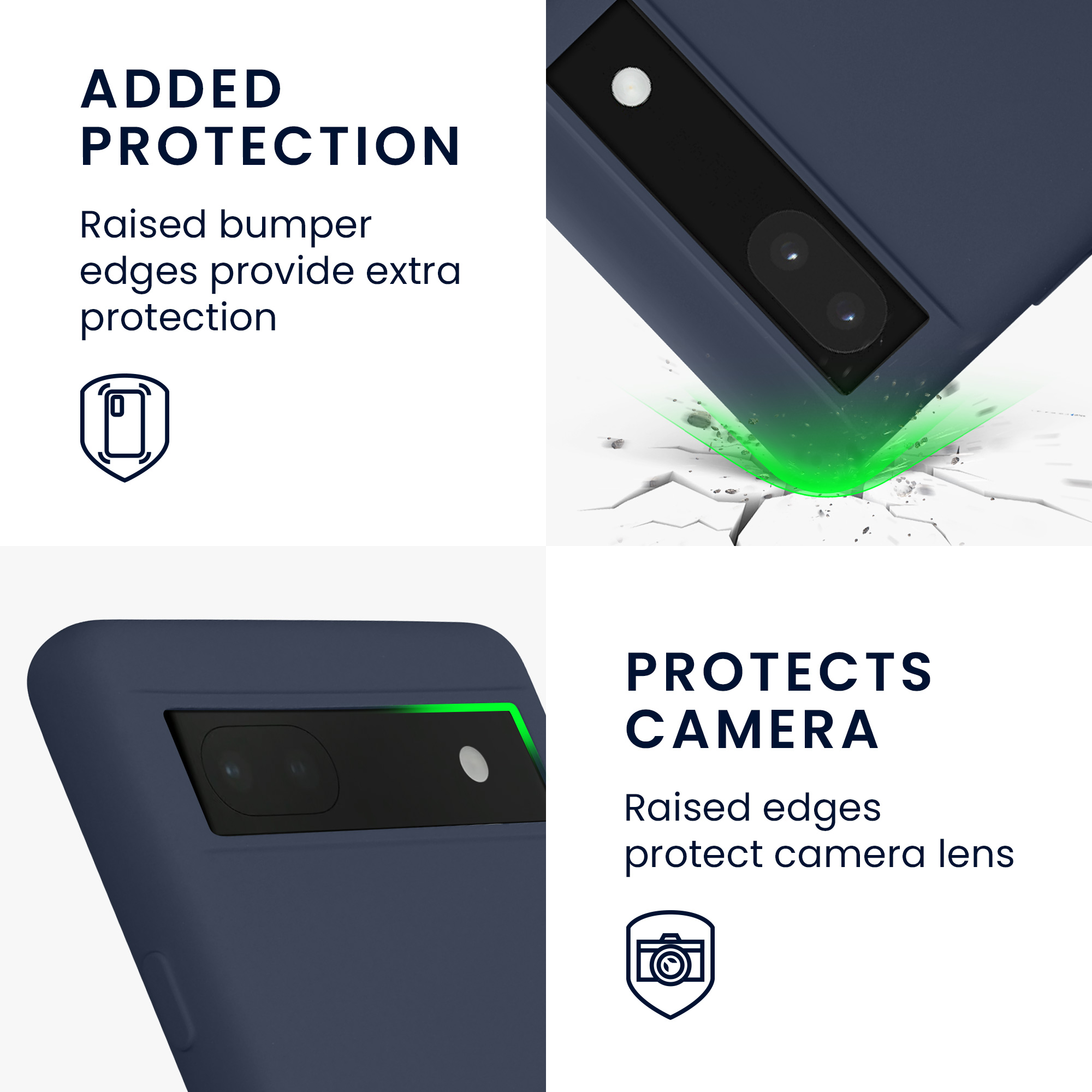 Pouzdro pro Google Pixel 6a kwmobile tenké ochranné silikonové - borůvková
