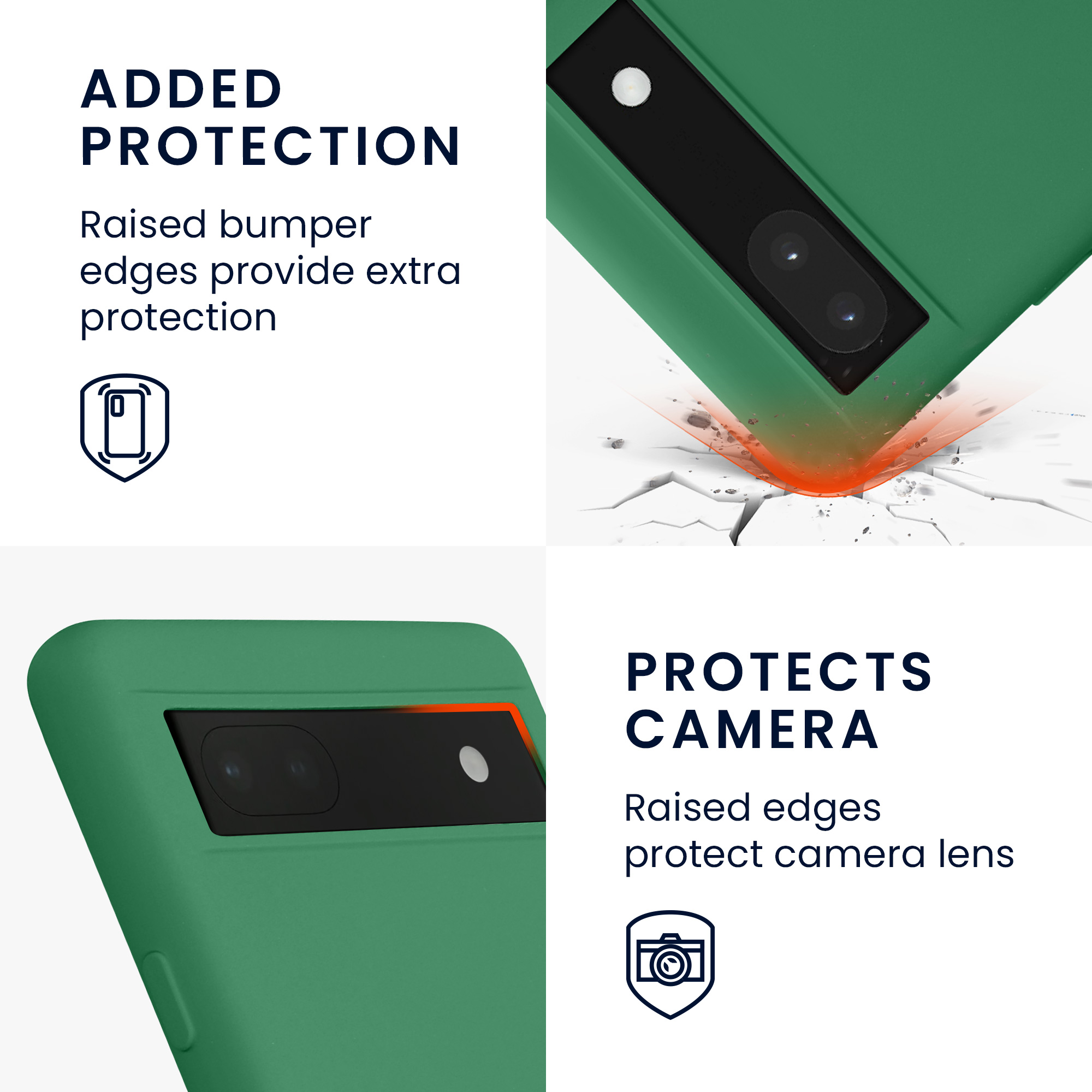 Pouzdro pro Google Pixel 6a kwmobile tenké ochranné silikonové - Pixie zelená