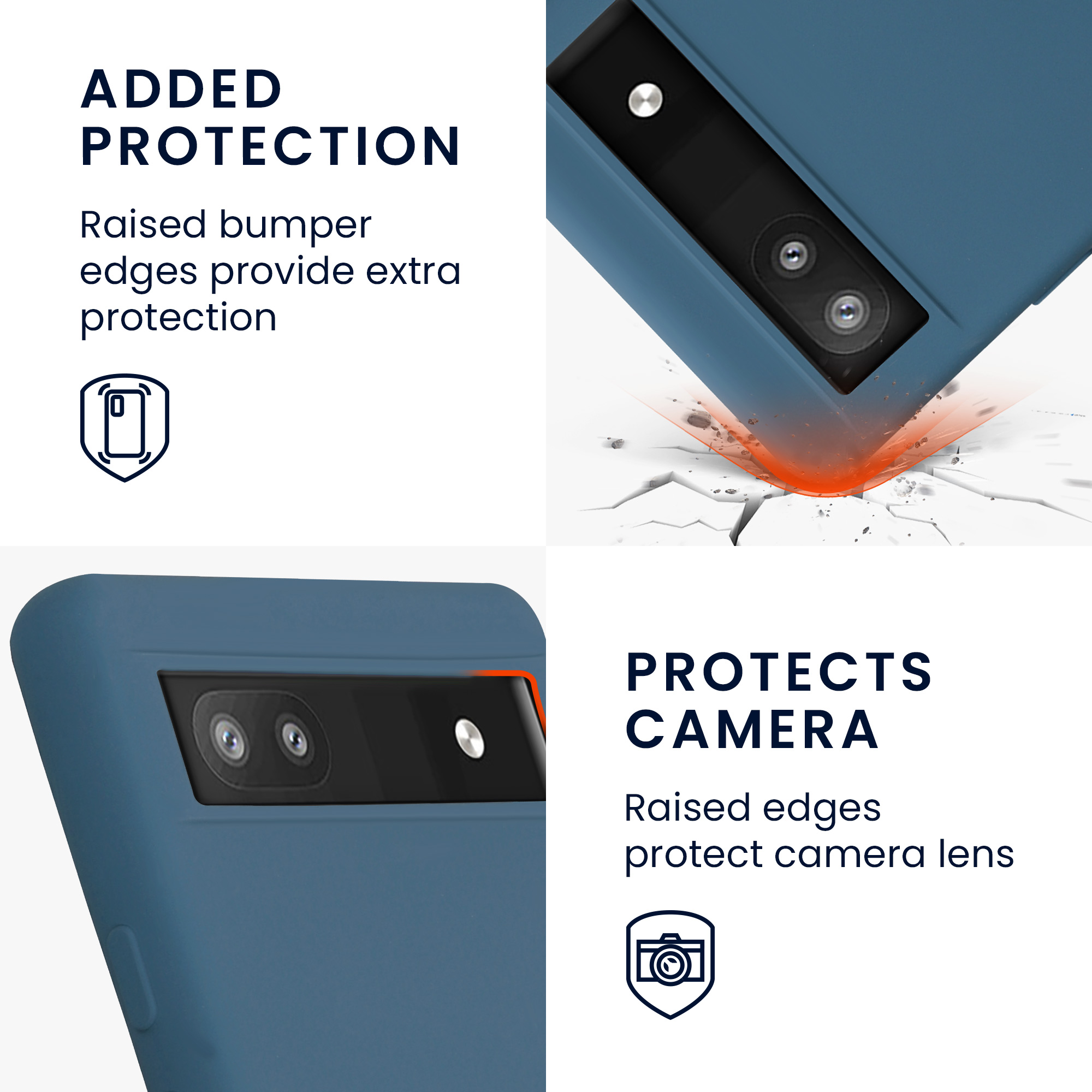 Pouzdro pro Google Pixel 6a kwmobile tenké ochranné silikonové - matná petrolejová