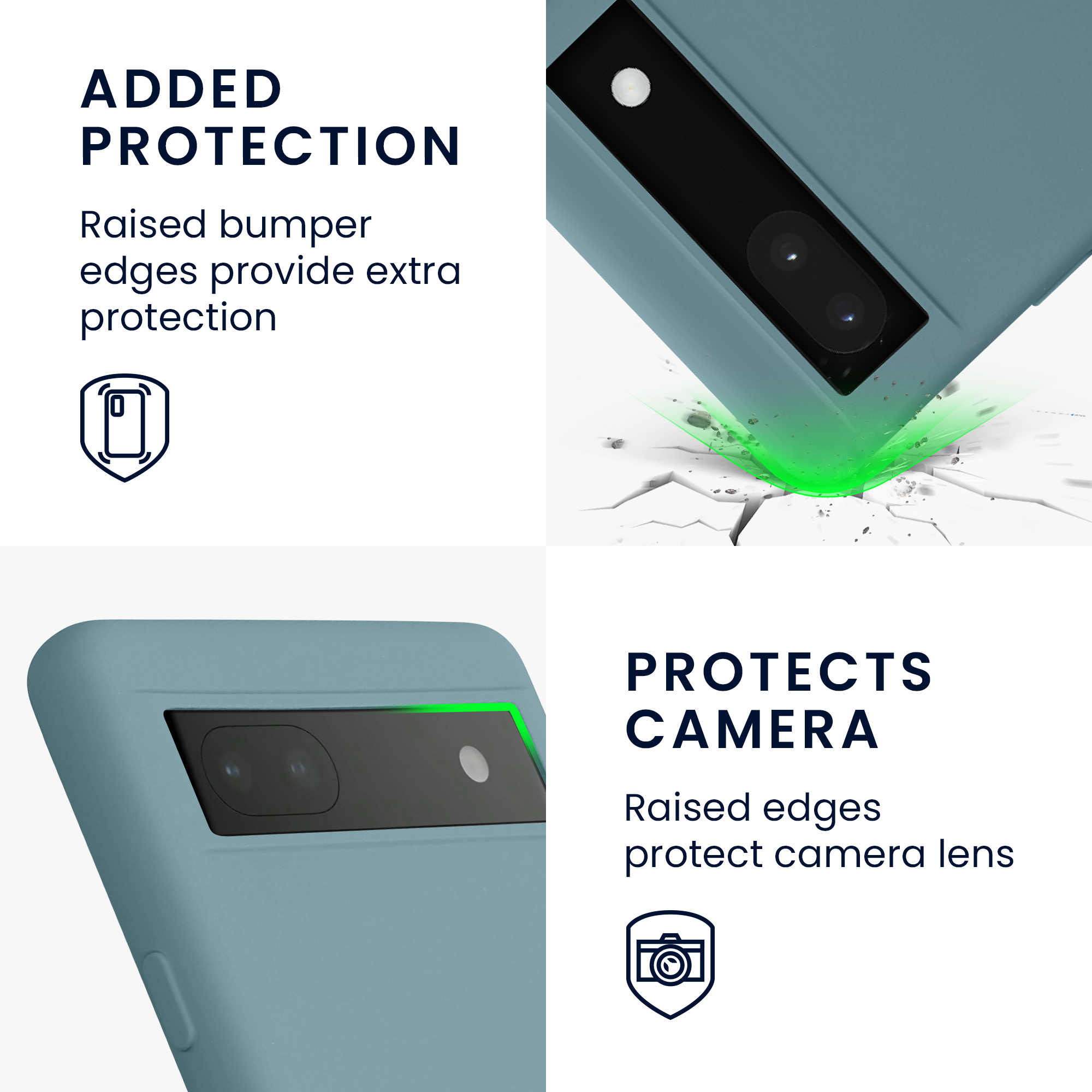 Pouzdro pro Google Pixel 6a kwmobile tenké ochranné silikonové - antický kámen