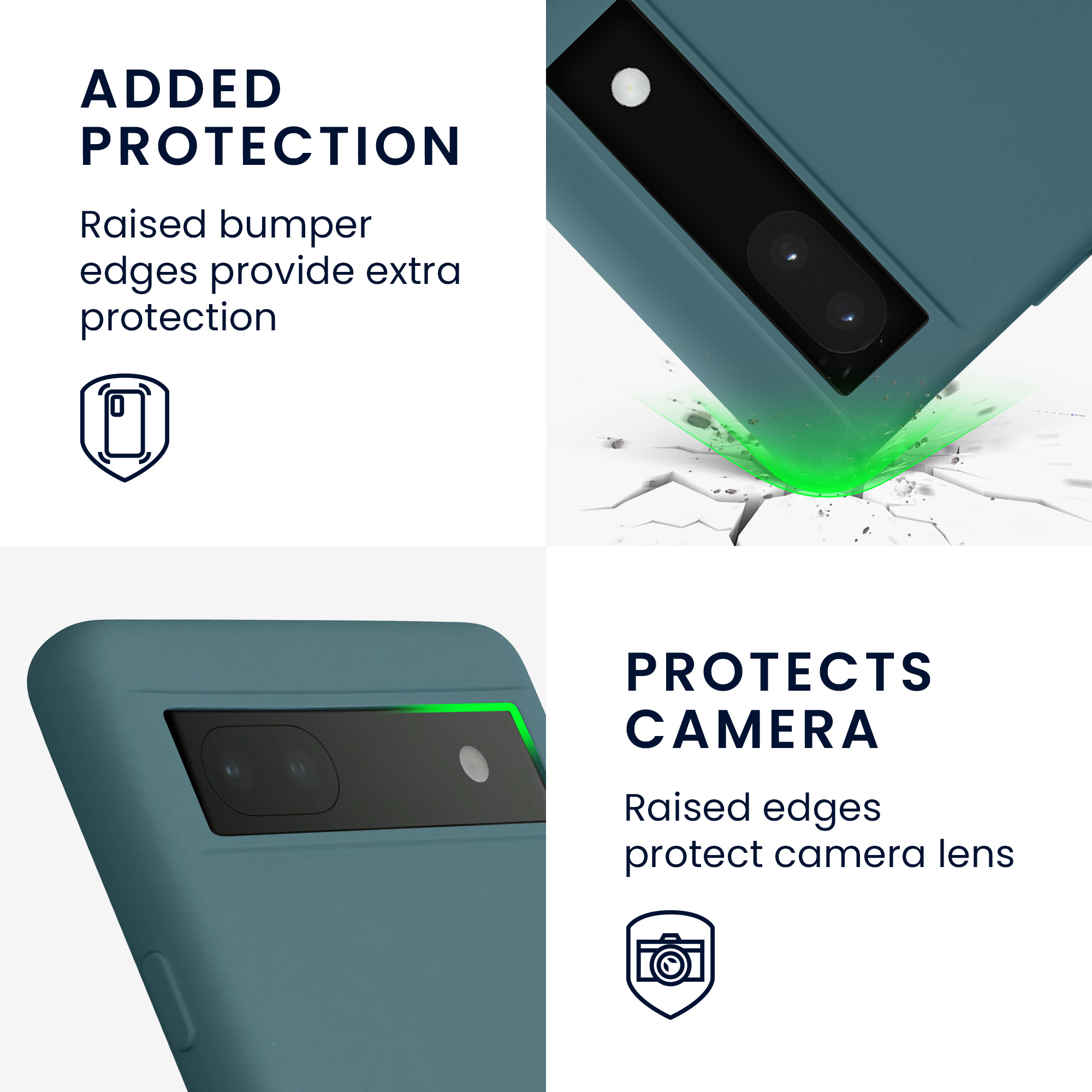Pouzdro pro Google Pixel 6a kwmobile tenké ochranné silikonové - arktická noc