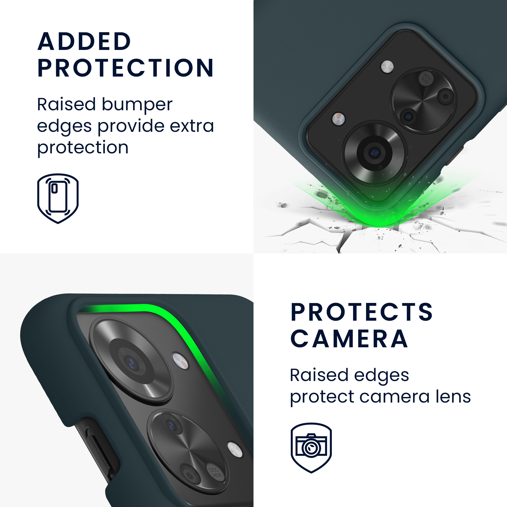 Kwmobile Silikonový kryt OnePlus Nord 2T 5G tmavě šedá