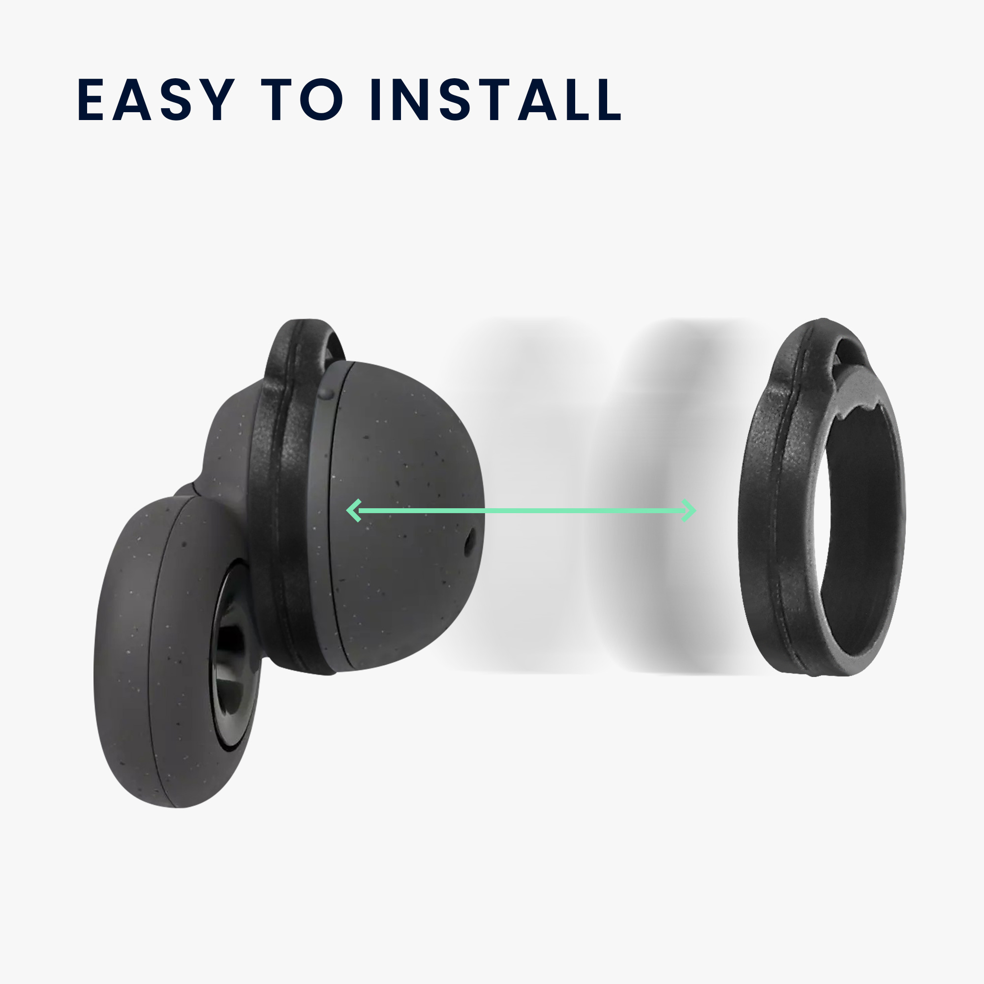 Náhradní špunty do sluchátek kwmobile pro Sony Linkbuds WF-L900, černá