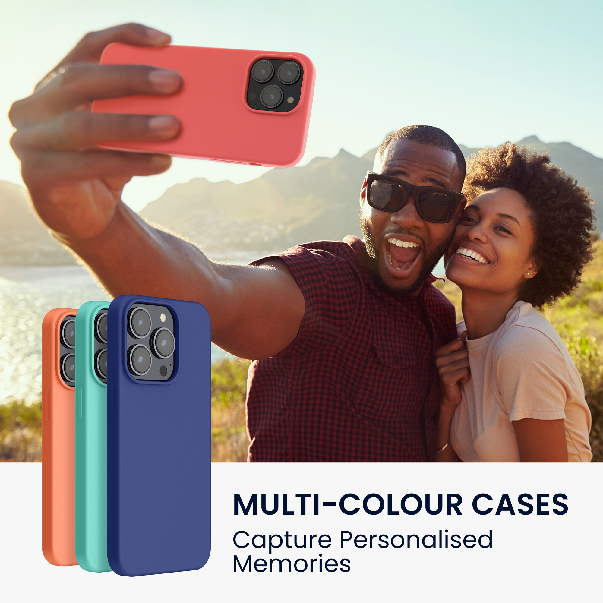 Kryt kwmobile slim iPhone 14 Pro Max Neon Coral