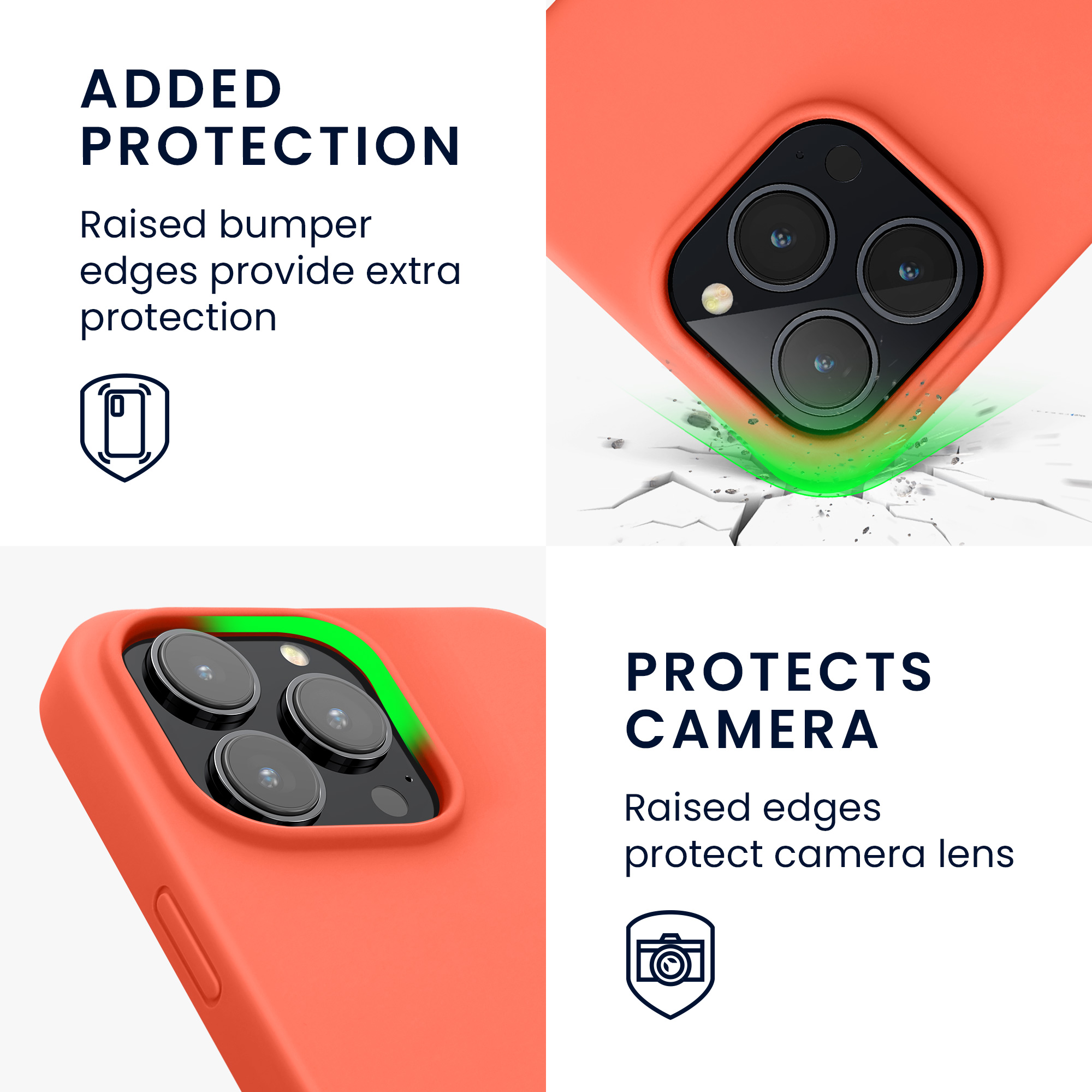 Kryt kwmobile slim iPhone 14 Pro Max Vivid Coral