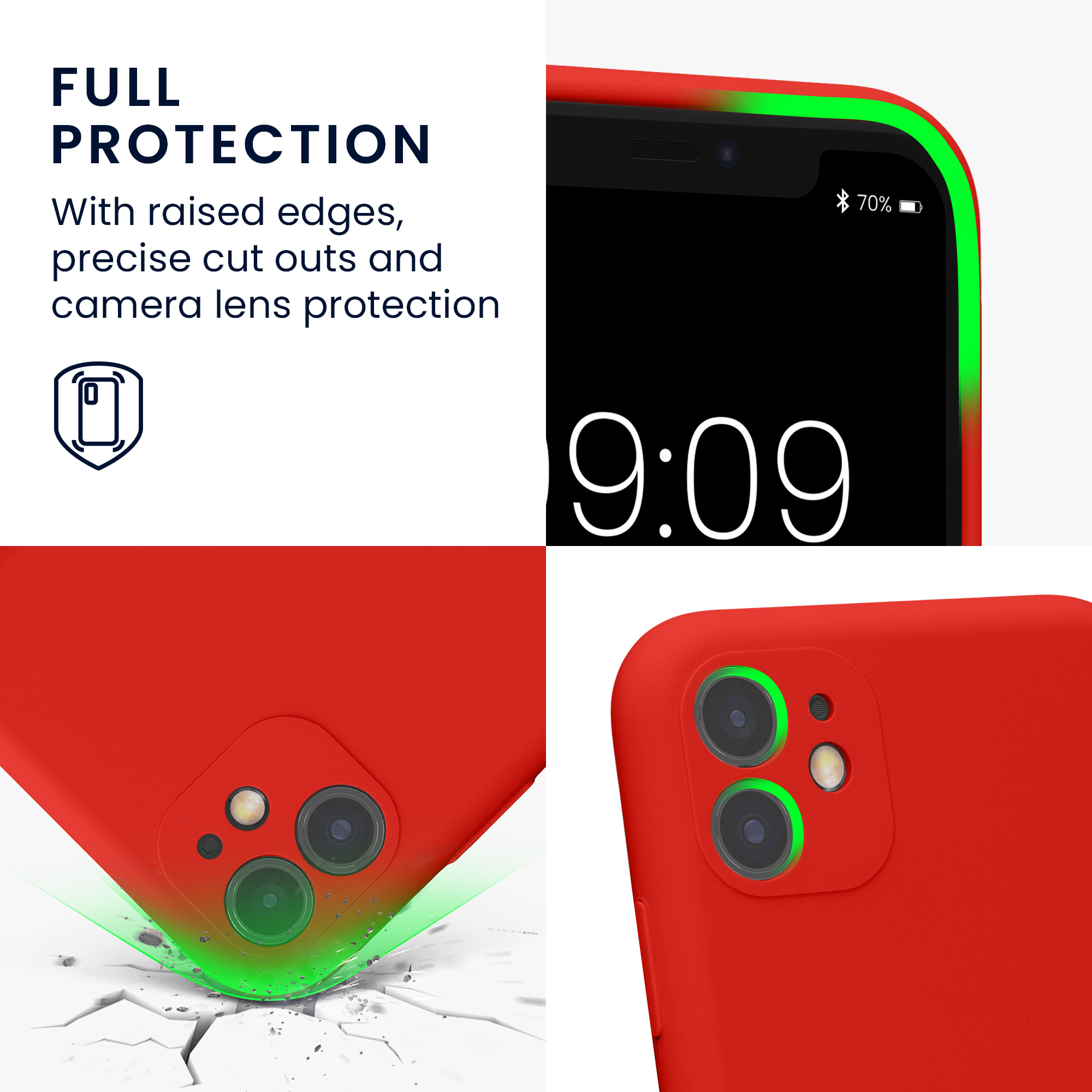 Kryt na mobil kwmobile iPhone 11 Case - červená