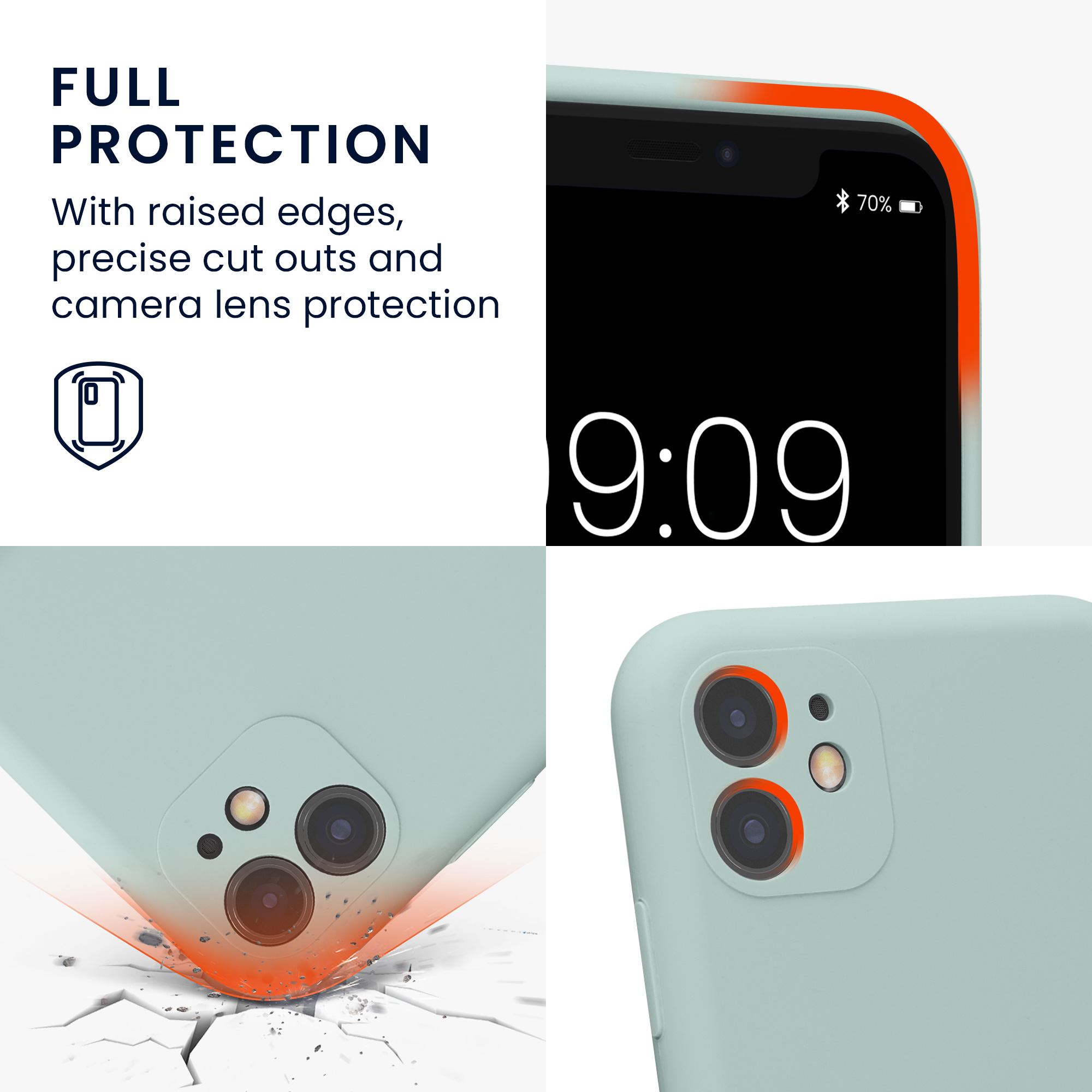 Kryt na mobil kwmobile iPhone 11 Case - mintová