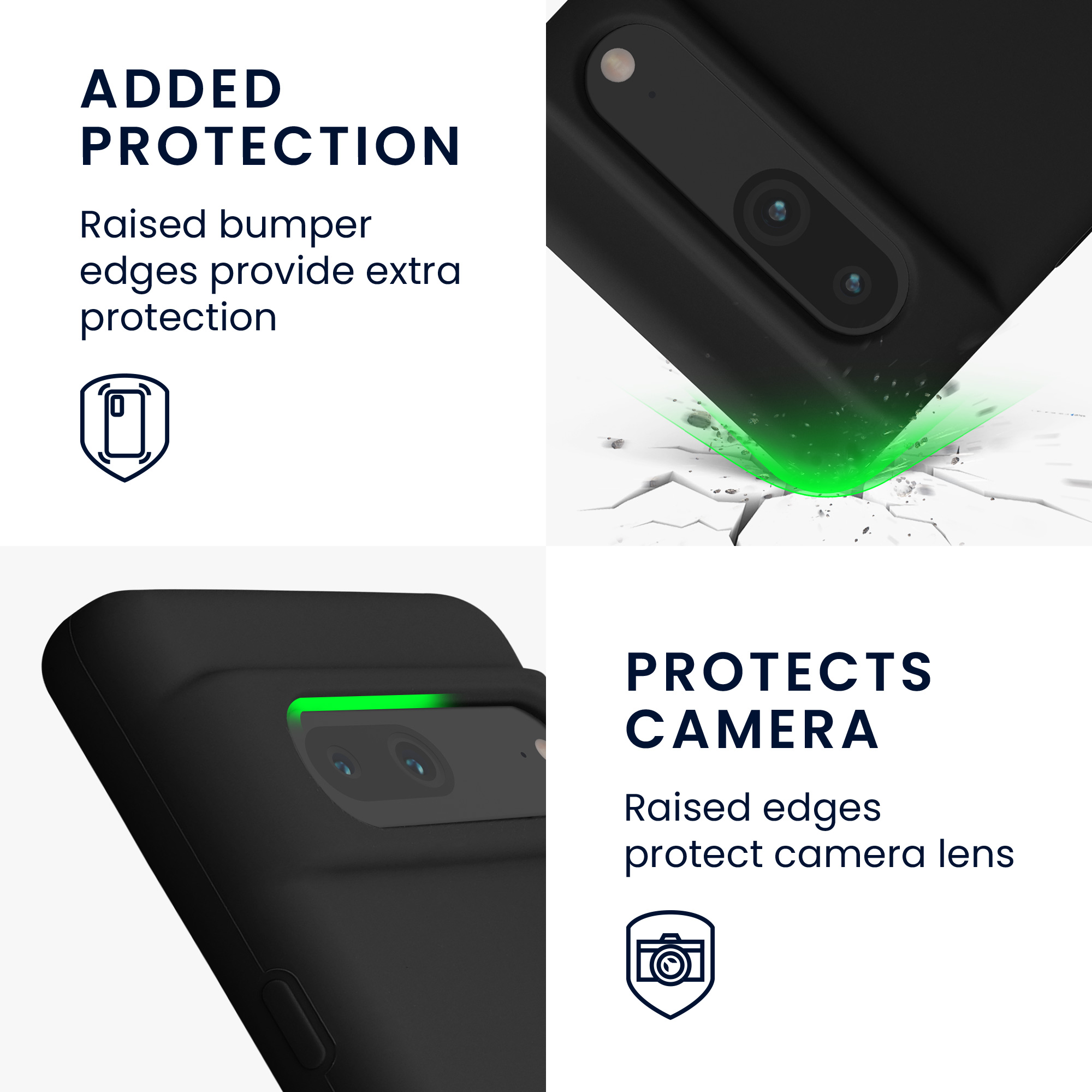 Silikonový kryt kwmobile pro Google Pixel 7 - černá