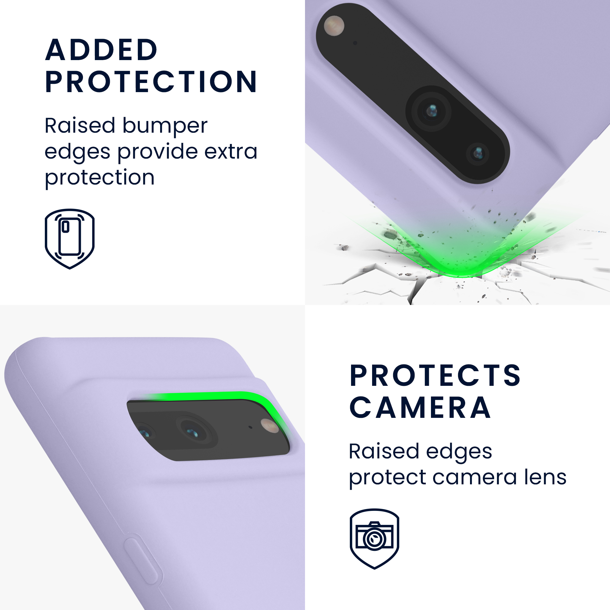 TPU kryt pro Google Pixel 7 kwmobile ‑ levandulová