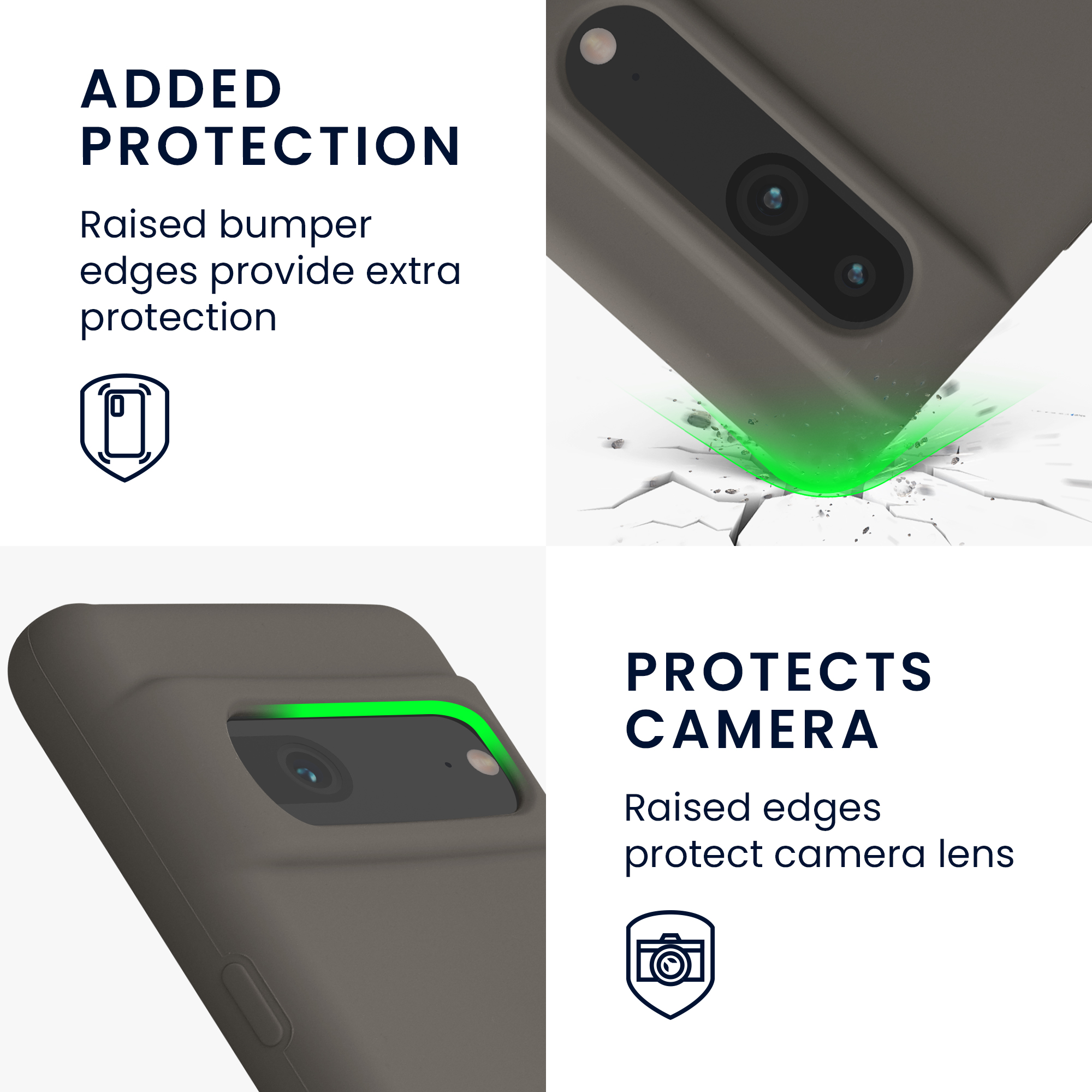 Silikonový kryt kwmobile pro Google Pixel 7 - stone dust
