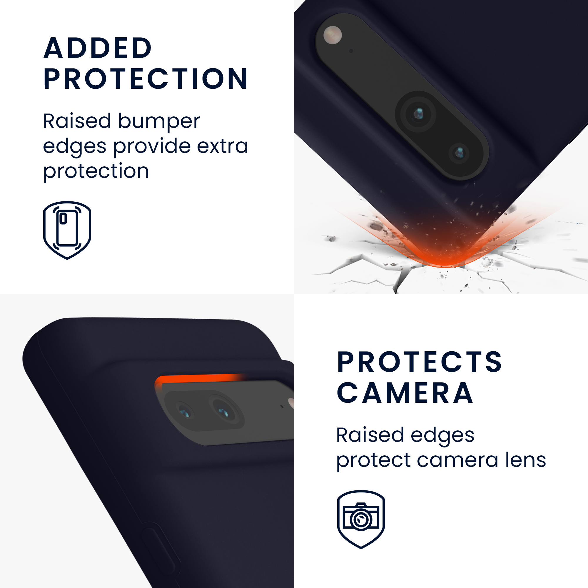 TPU kryt pro Google Pixel 7 kwmobile ‑ hluboká oceánová modrá
